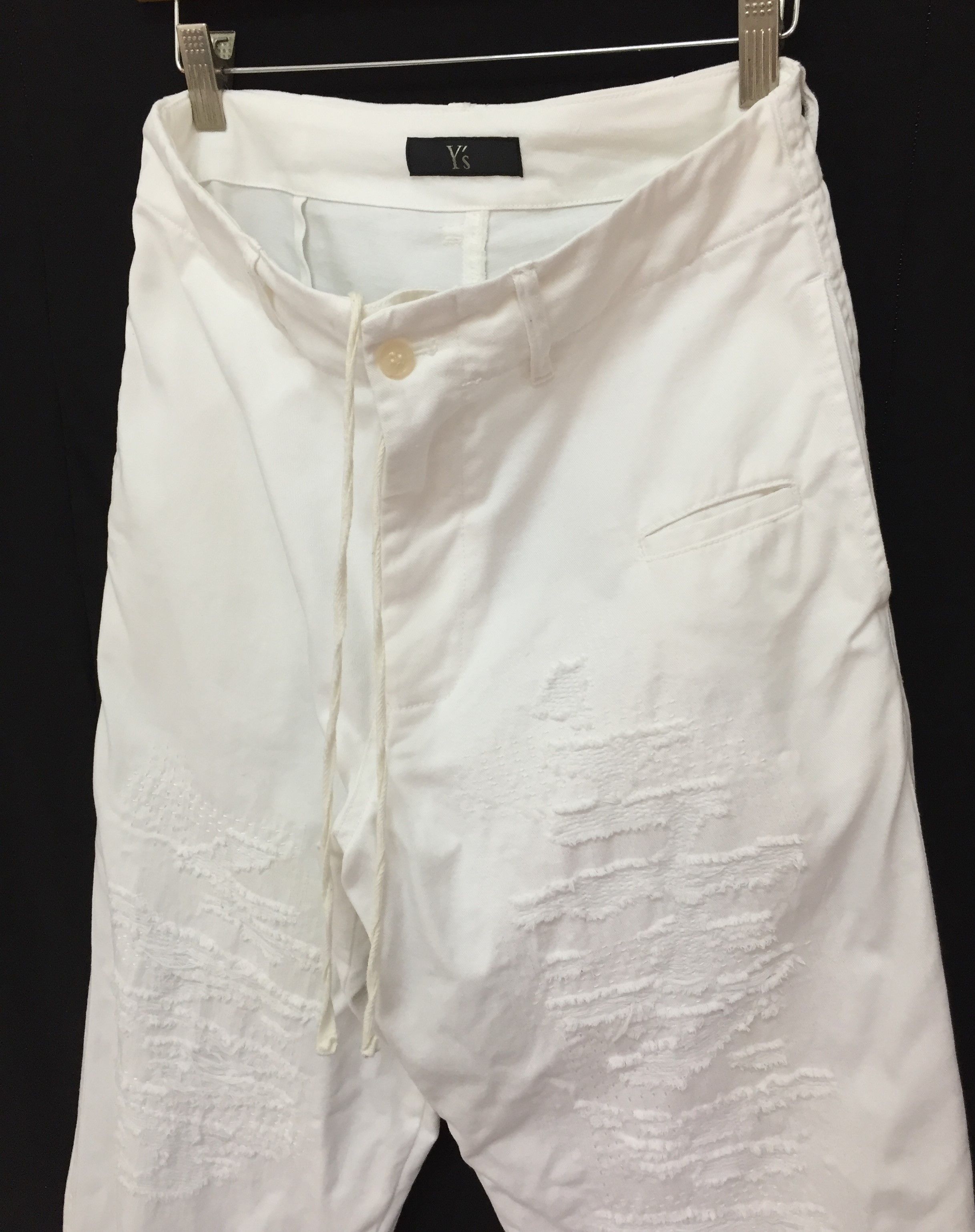 Yohji Yamamoto YS distressed repair cargos pants Size 28" / US 6 / IT 42 - 11 Thumbnail