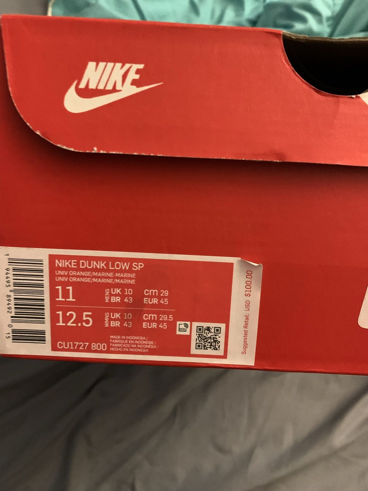 Nike Nike dunk low champs size 11 Size US 11 / EU 44 - 11 Thumbnail