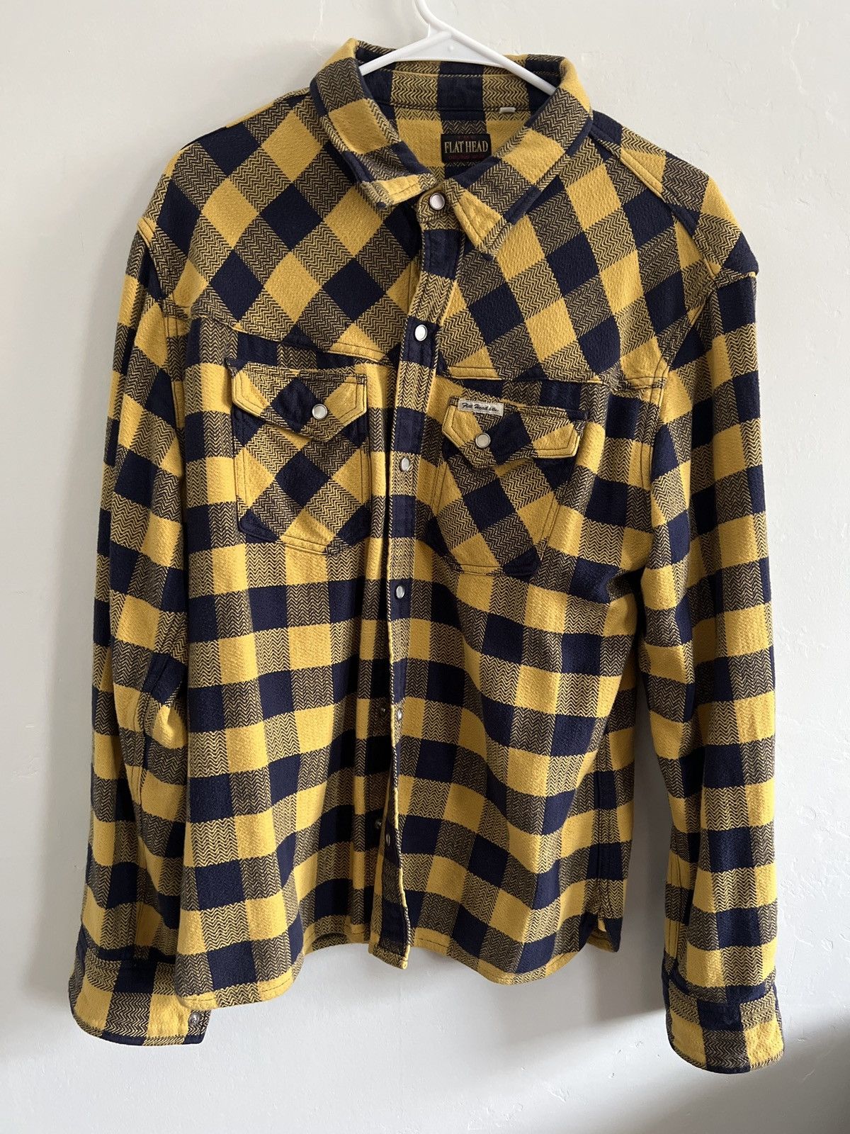 The Flat Head The Flat Head Check Flannel Japan Button Up Shirt Grailed