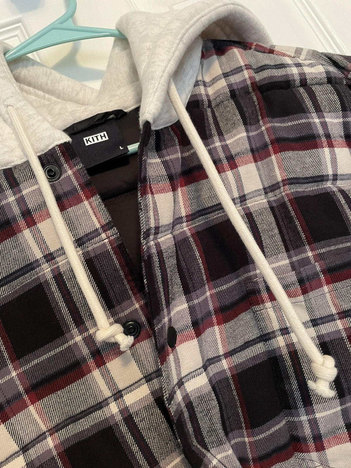 kith sterling quilted puffer black