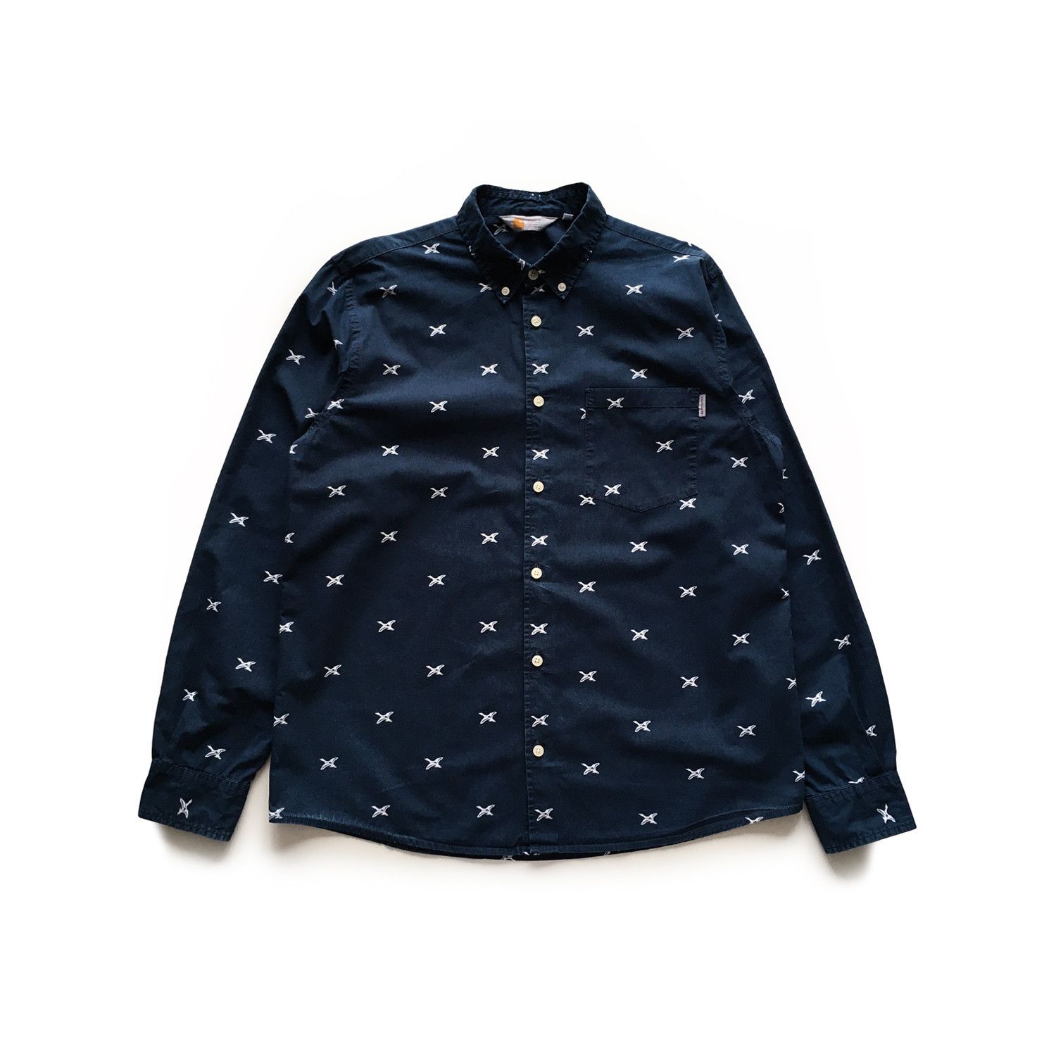 Carhartt Wip Long Sleeve Aldux Oxford Shirt - Federal Size US L / EU 52-54 / 3 - 1 Thumbnail