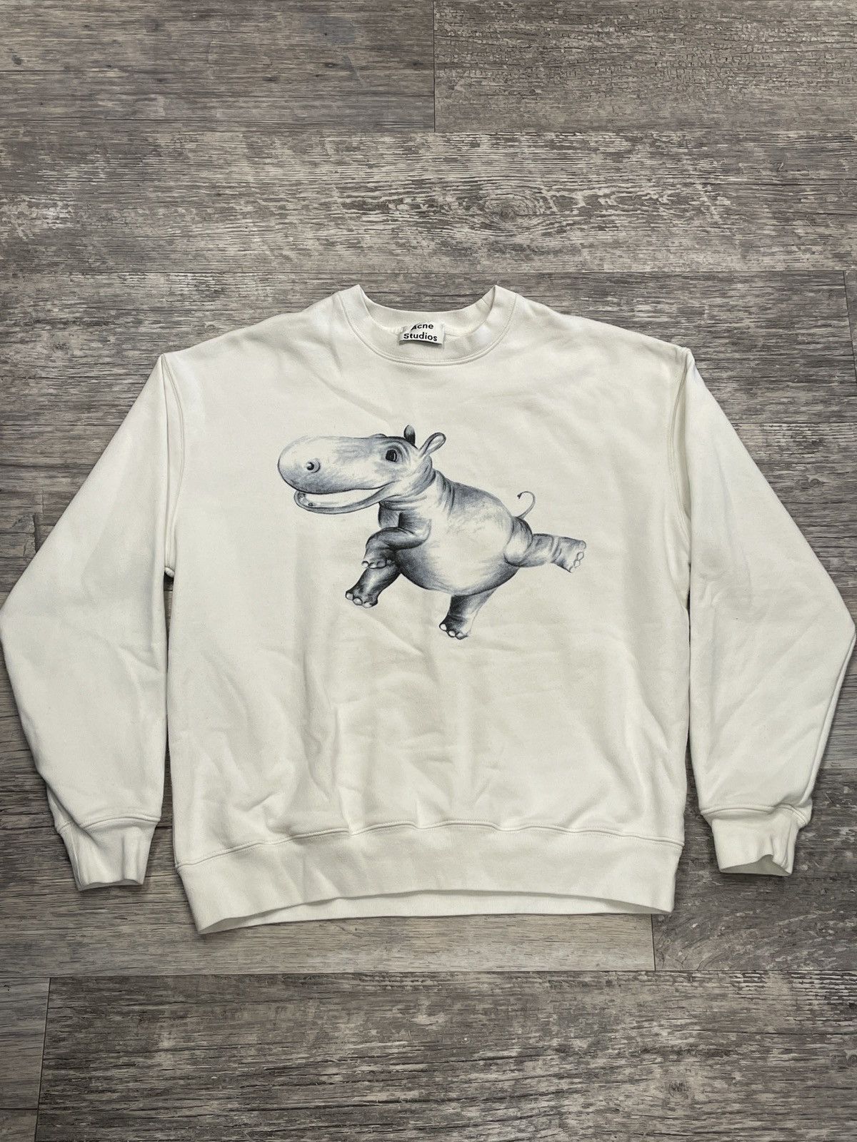 Acne Studios Cream Acne Studios Hippo Pullover Grailed