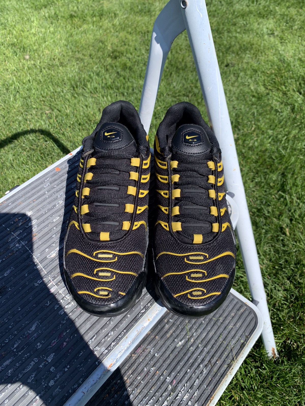 Jordan Brand × Nike Nike Air Max Plus GS Vivid Sulfur | Grailed