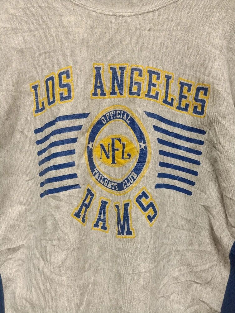 NFL × Vintage Vintage 90s sweatshirt nfl los angeles rams distressed Size US L / EU 52-54 / 3 - 2 Thumbnail
