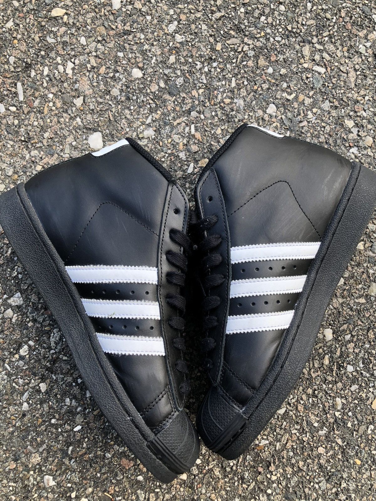 Adidas Pro Model J Core Black | Footwear White | Gold Metallic | Grailed
