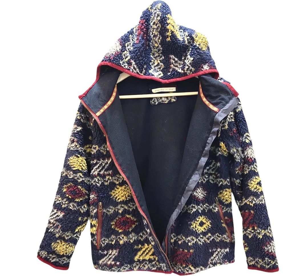 Big John 💥VINTAGE BIG JOHN INTERNATIONAL NANEA SHERPA HOODIE NAVAJO Size US S / EU 44-46 / 1 - 3 Thumbnail