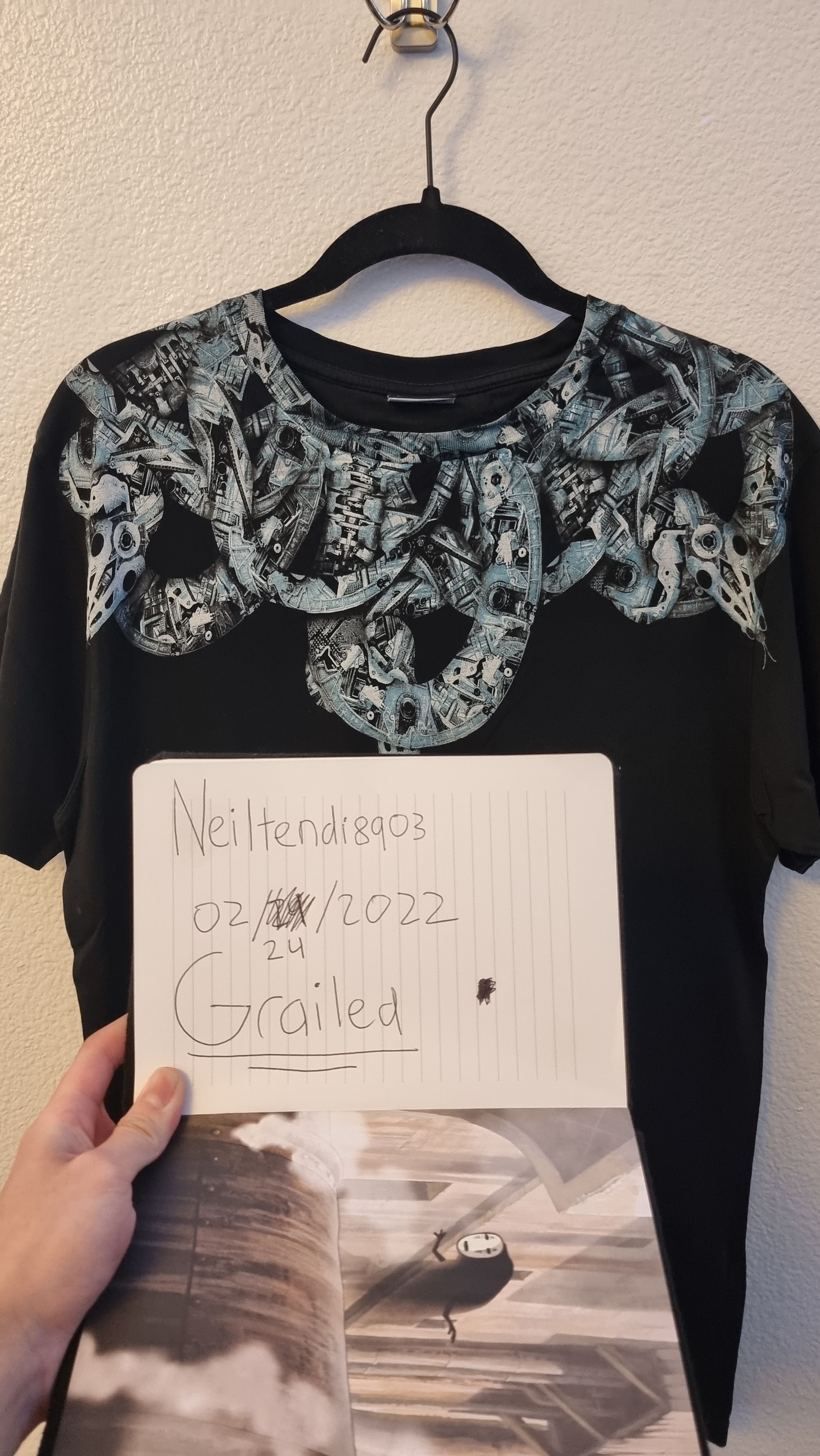 Marcelo Burlon Marcelo Burlon Snake Print Tee (FITS S) | Grailed