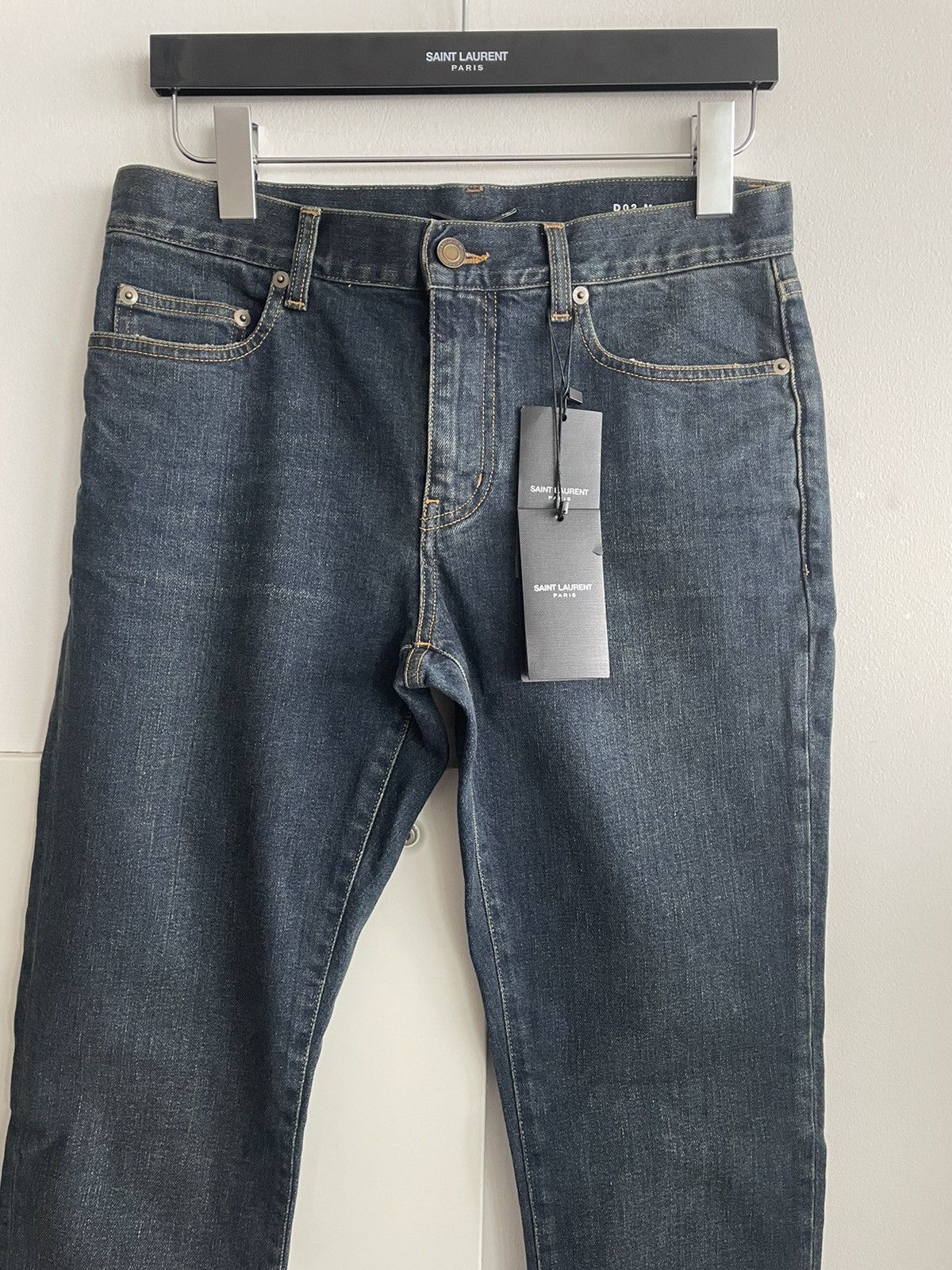 Hedi Slimane × Saint Laurent Paris × Yves Saint Laurent Extremely Rare Brand NEW SOLD Hedi Slimane Skinny SS16 Jeans Size US 29 - 15 Thumbnail