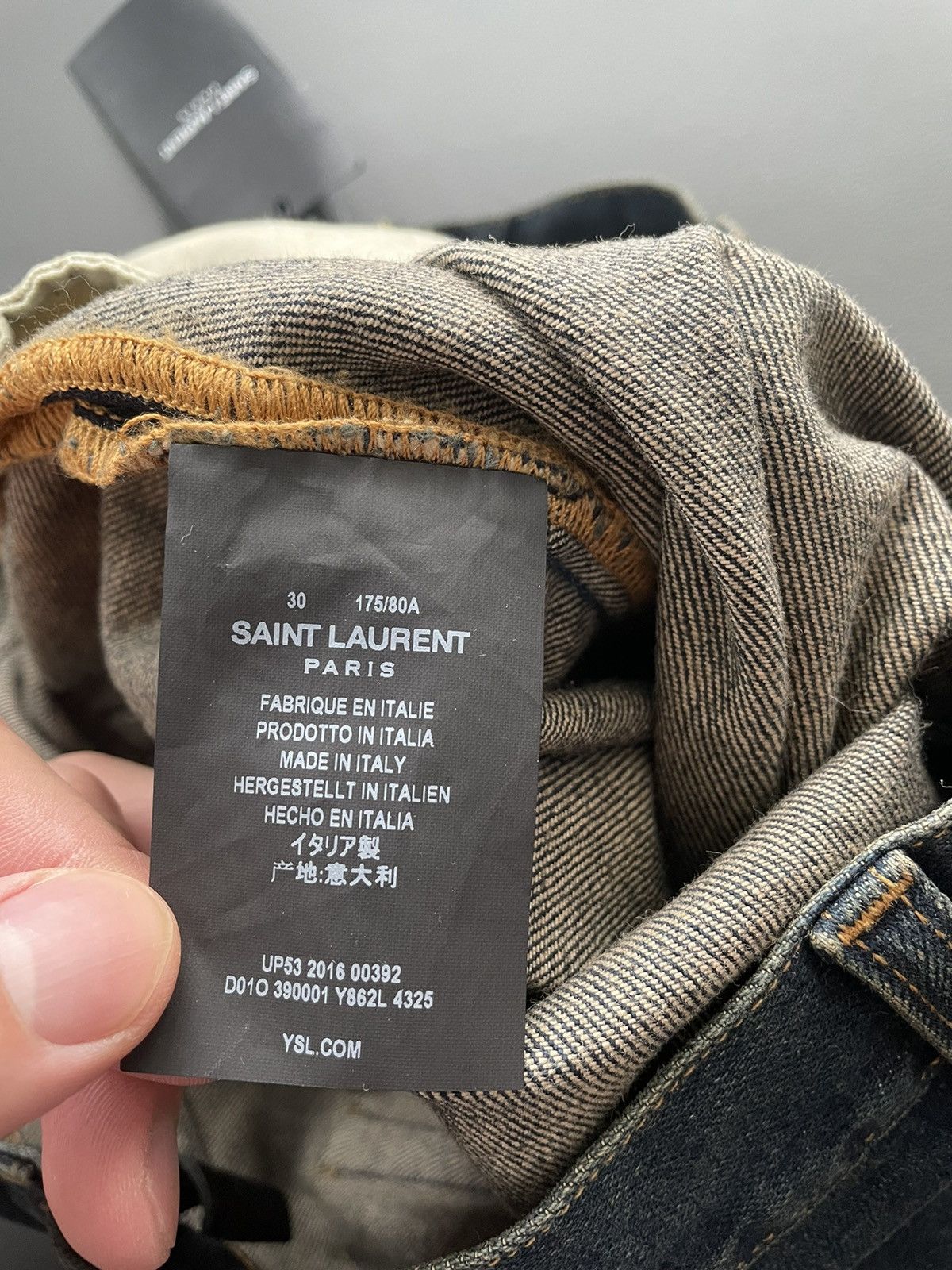 Hedi Slimane × Saint Laurent Paris × Yves Saint Laurent Extremely Rare Brand NEW SOLD Hedi Slimane Skinny SS16 Jeans Size US 29 - 9 Thumbnail