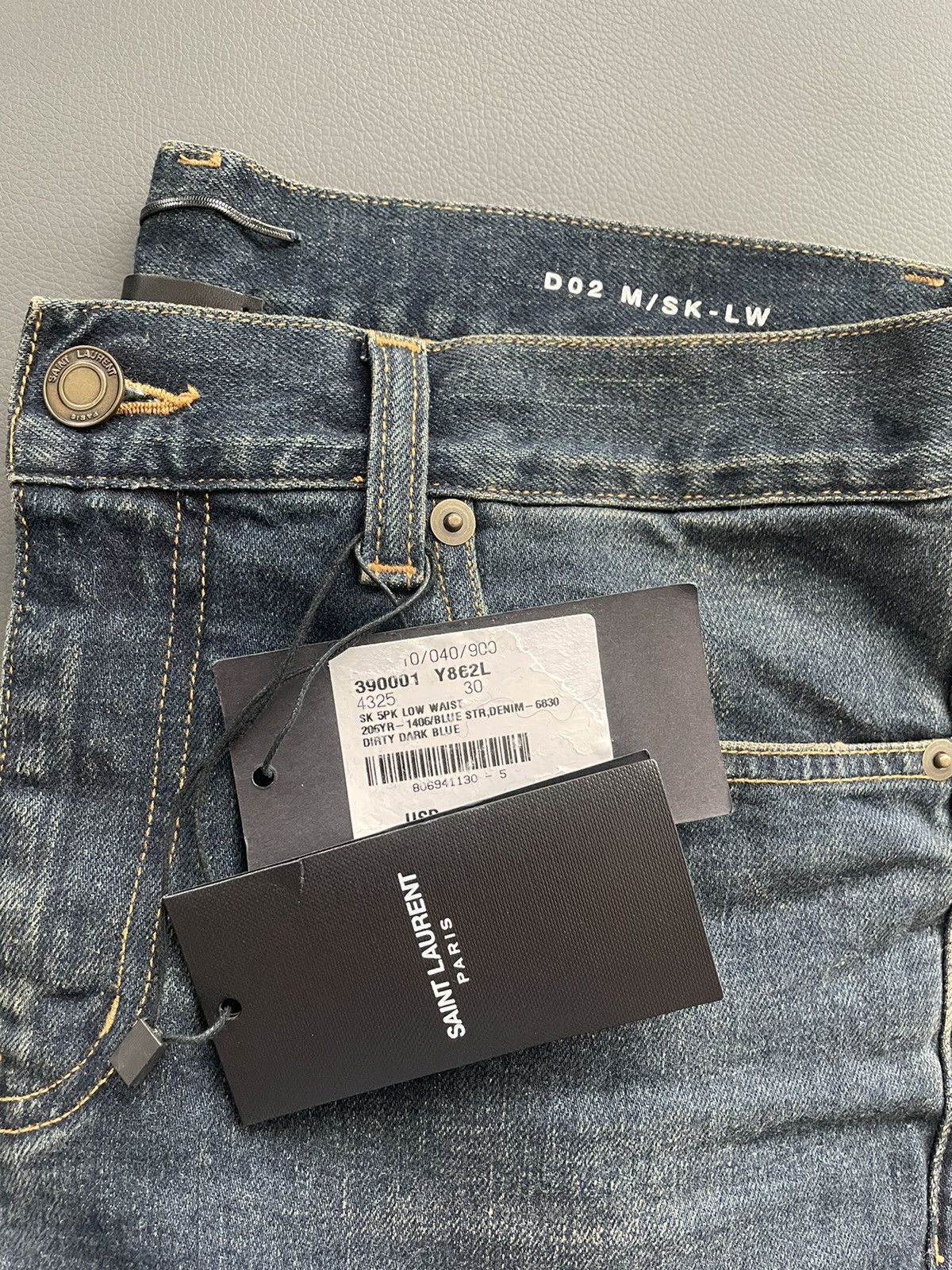 Hedi Slimane × Saint Laurent Paris × Yves Saint Laurent Extremely Rare Brand NEW SOLD Hedi Slimane Skinny SS16 Jeans Size US 29 - 13 Thumbnail