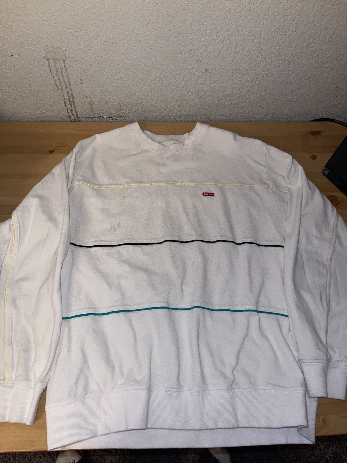 Supreme Piping Crewneck | Grailed