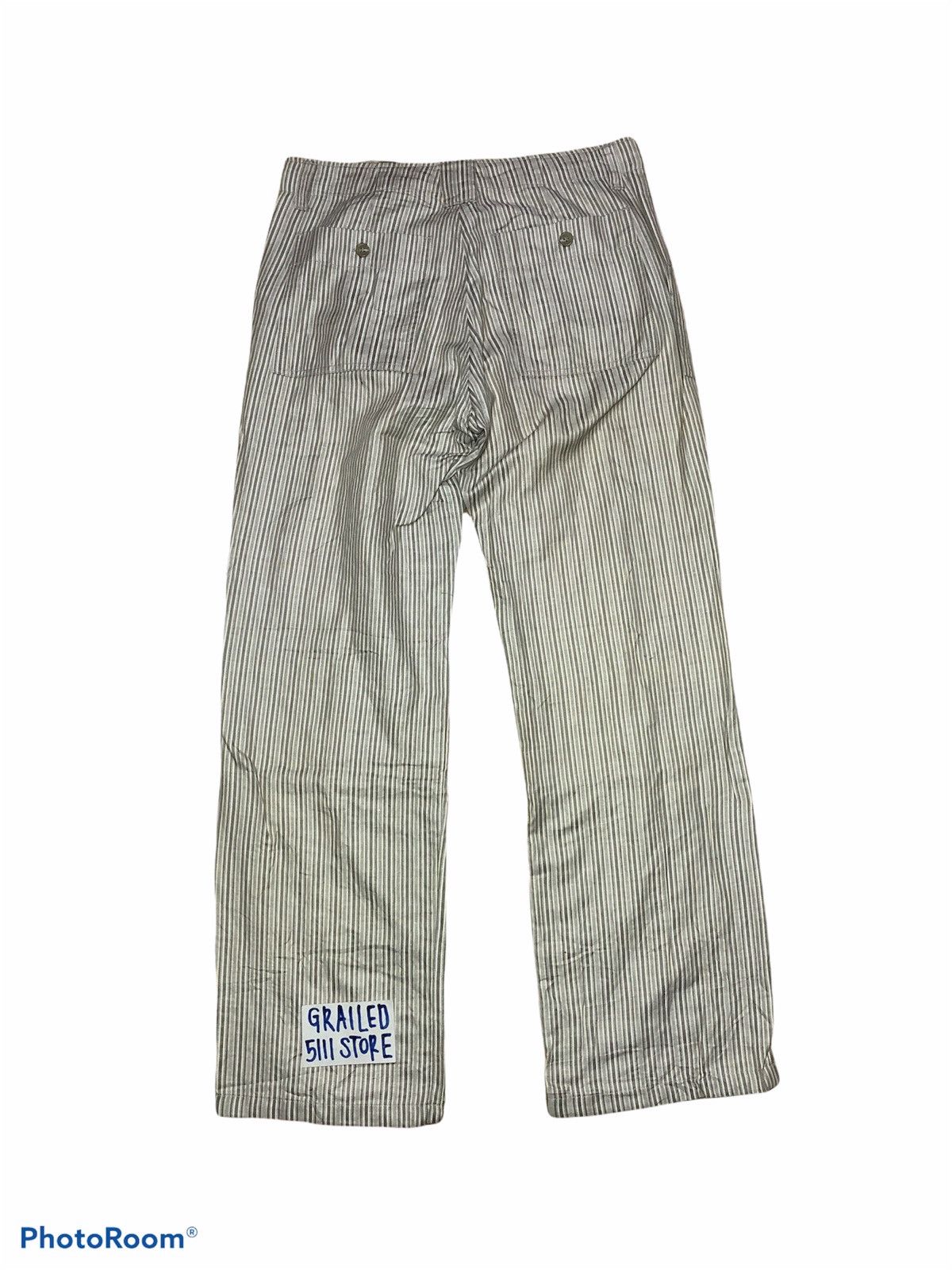 Japanese Brand BAGGY⚡️⚡️STRIPED BAKER PANTS Size US 30 / EU 46 - 3 Thumbnail