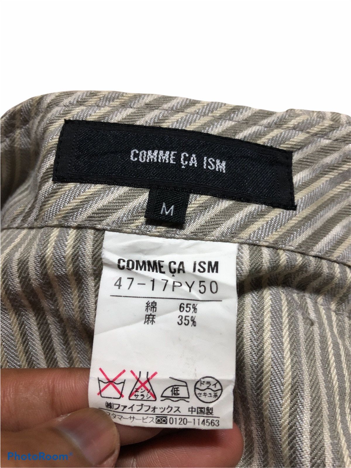 Japanese Brand BAGGY⚡️⚡️STRIPED BAKER PANTS Size US 30 / EU 46 - 9 Thumbnail