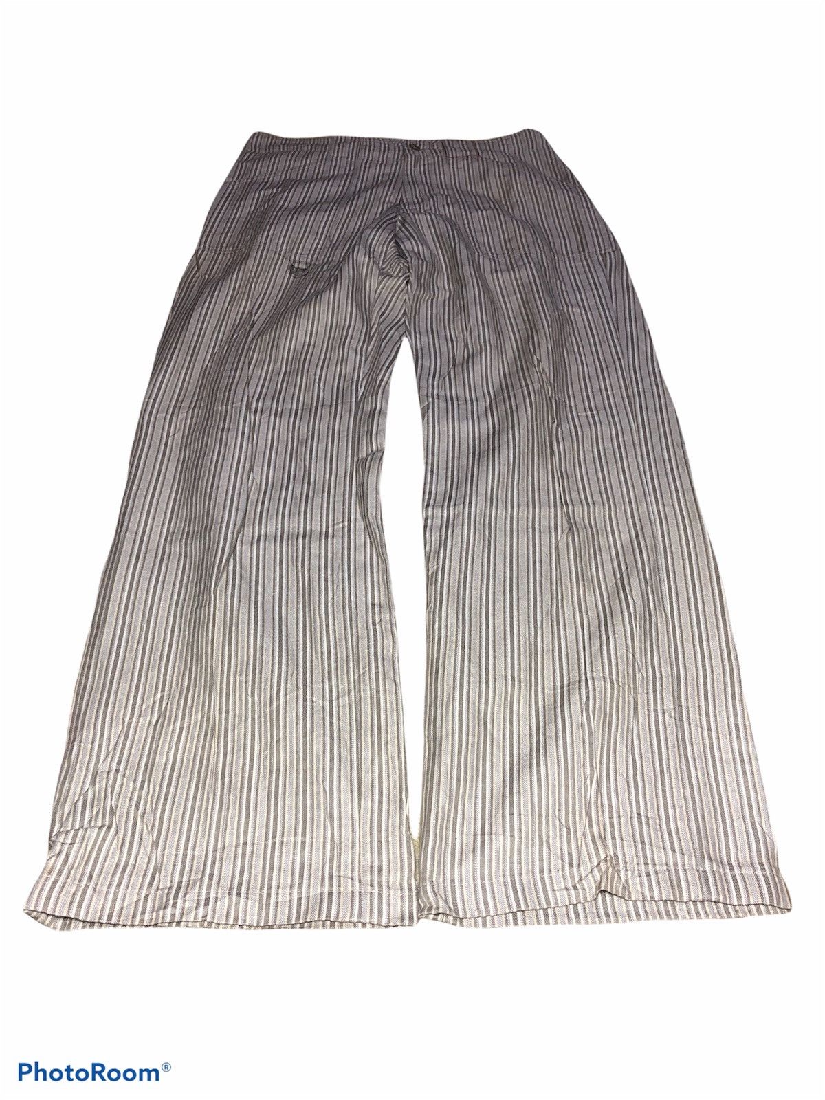 Japanese Brand BAGGY⚡️⚡️STRIPED BAKER PANTS Size US 30 / EU 46 - 2 Thumbnail