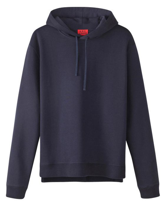 A.P.C. Navy Hooded Pullover (PICS!) Size US L / EU 52-54 / 3 - 3 Preview