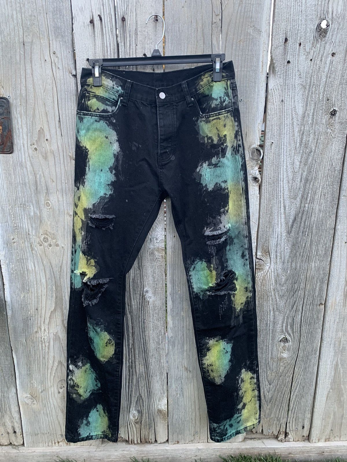 MNML MNML Paint/Dyed Denim Size US 33 - 1 Thumbnail