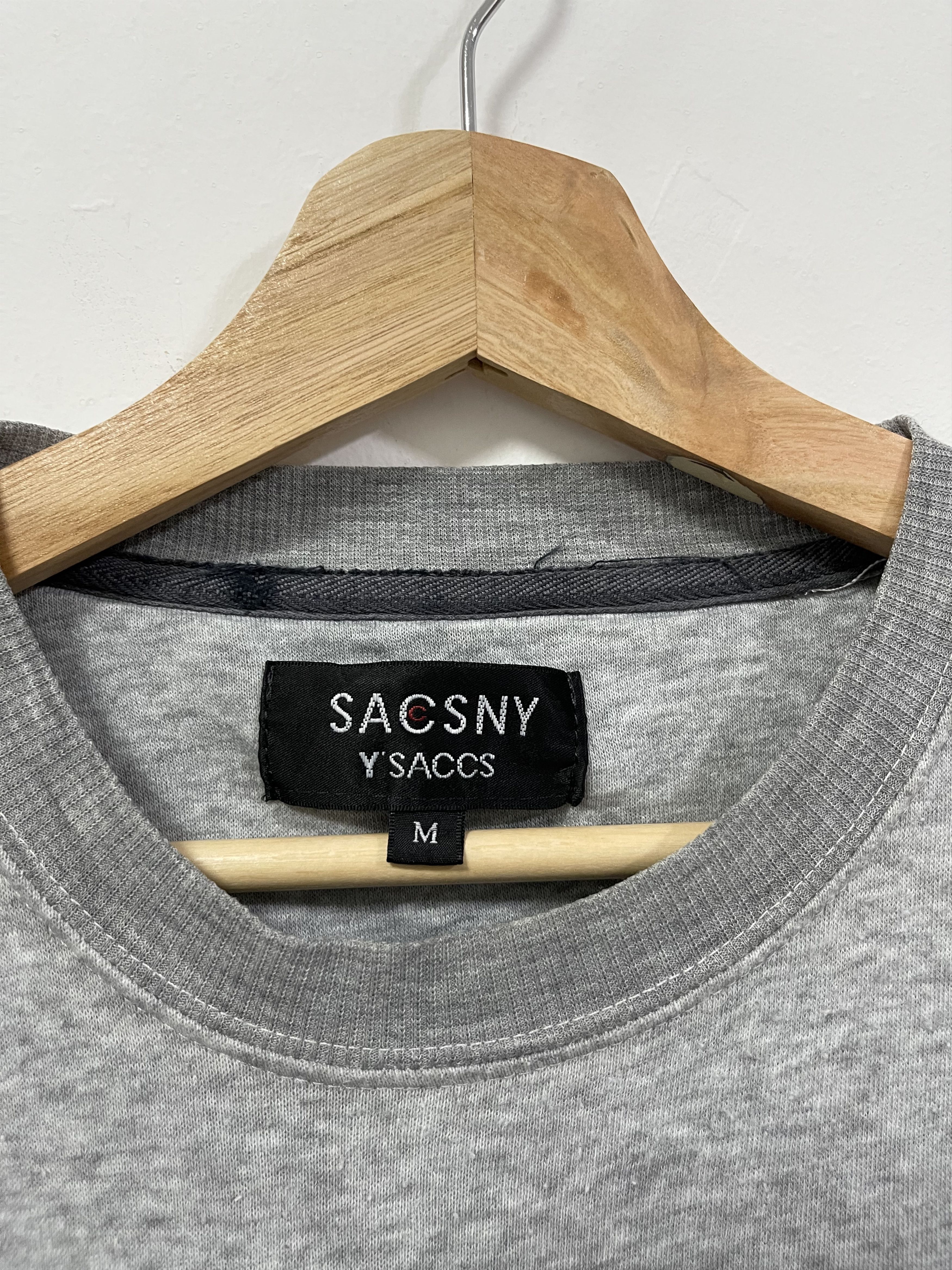 Vintage × Y's × Yohji Yamamoto Designer Sacsny Y’sccs Art Design Sweatshirt Size US S / EU 44-46 / 1 - 5 Thumbnail