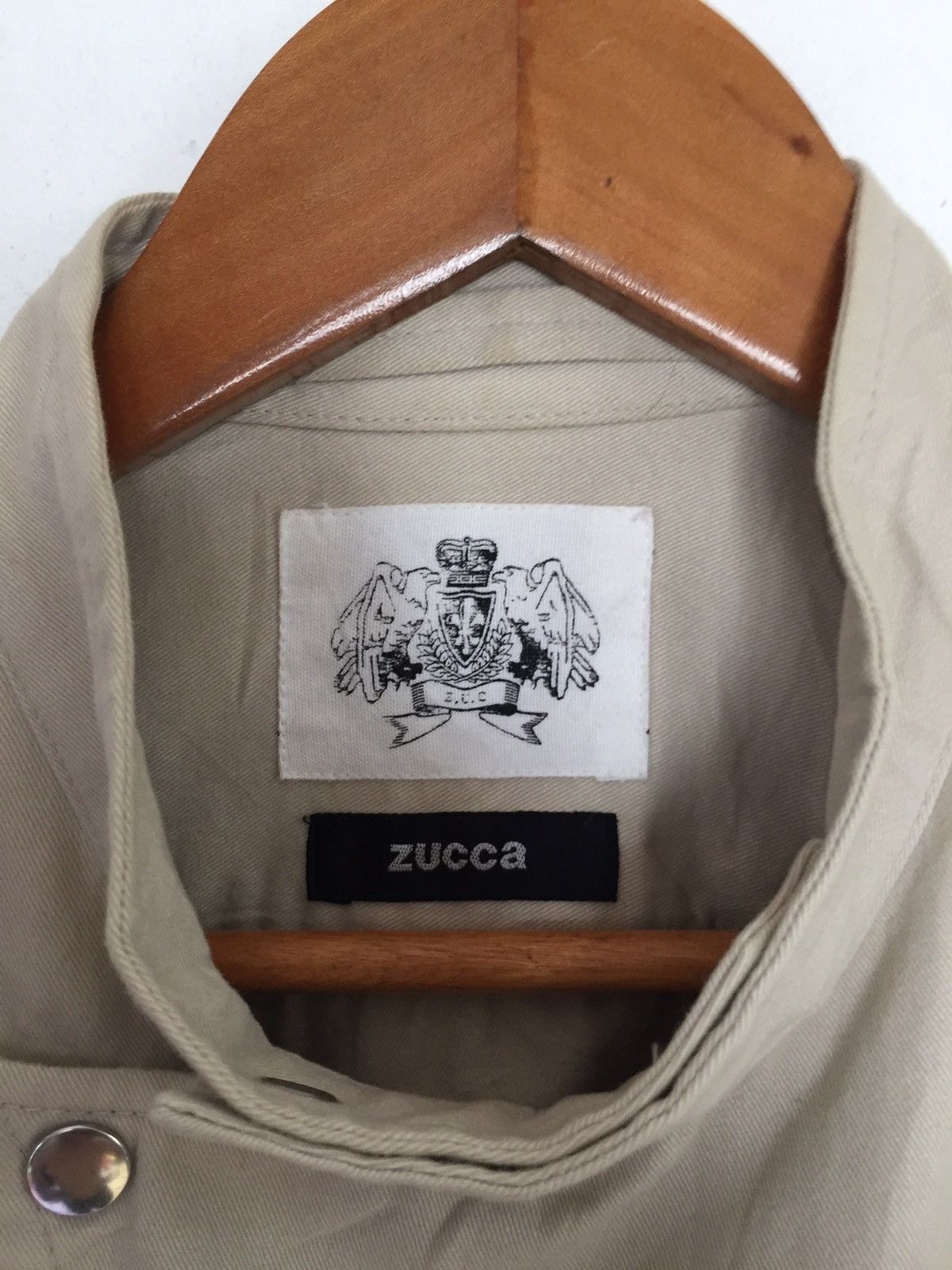 CABANE de ZUCCa 1990s Zucca Double Collar Zipper Biker Jacket Size US XS / EU 42 / 0 - 4 Thumbnail
