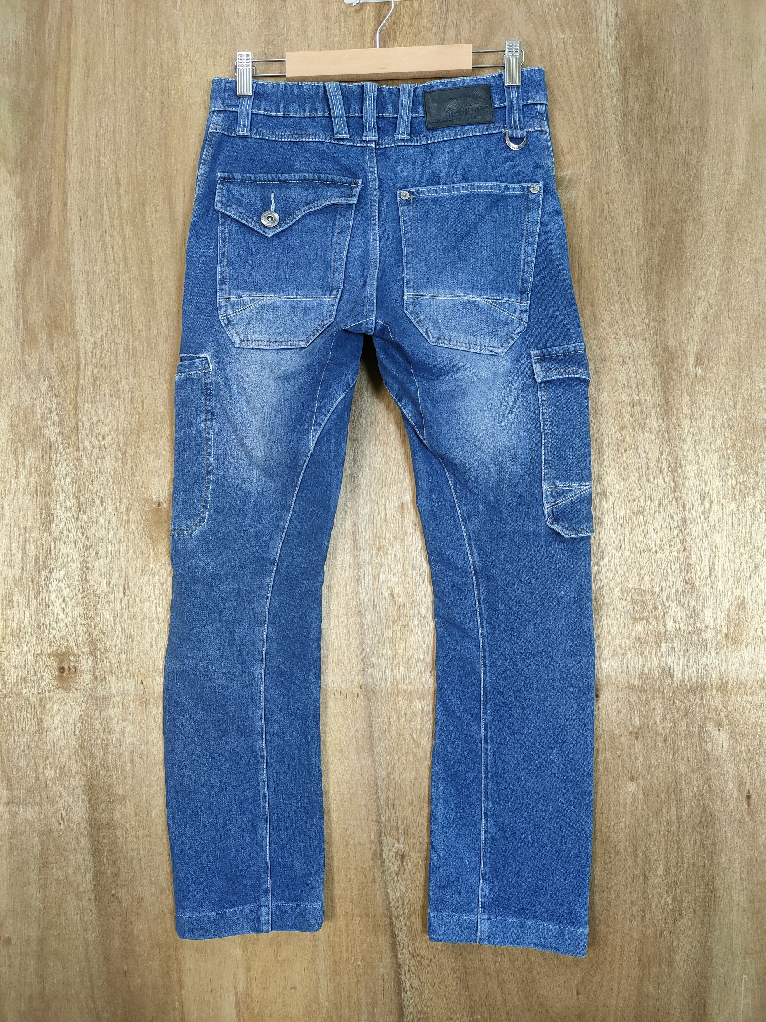 Japanese Brand JAPANESE BRAND CURVE LEG FADED CARGO PANTS Size US 28 / EU 44 - 6 Thumbnail