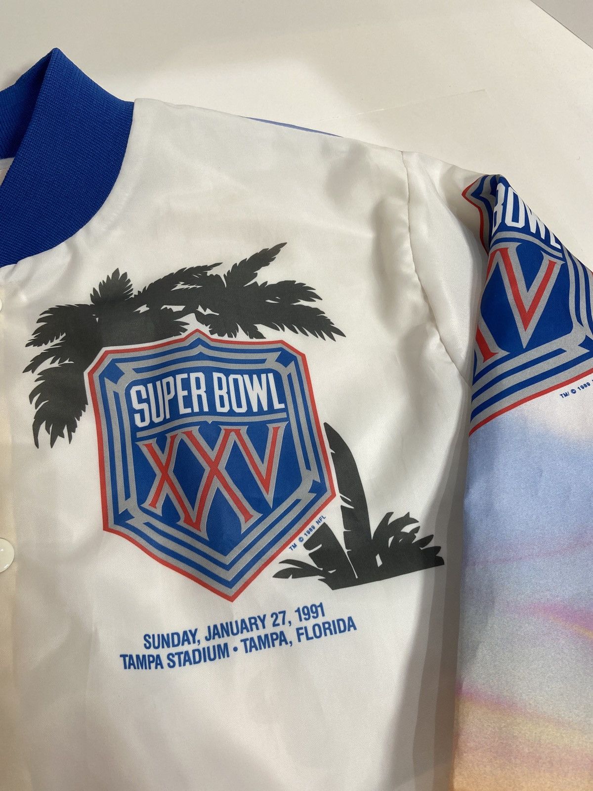 Chalk Line × NFL × Vintage 1989 NFL Super Bowl XXV Chalk Line Size US L / EU 52-54 / 3 - 4 Thumbnail