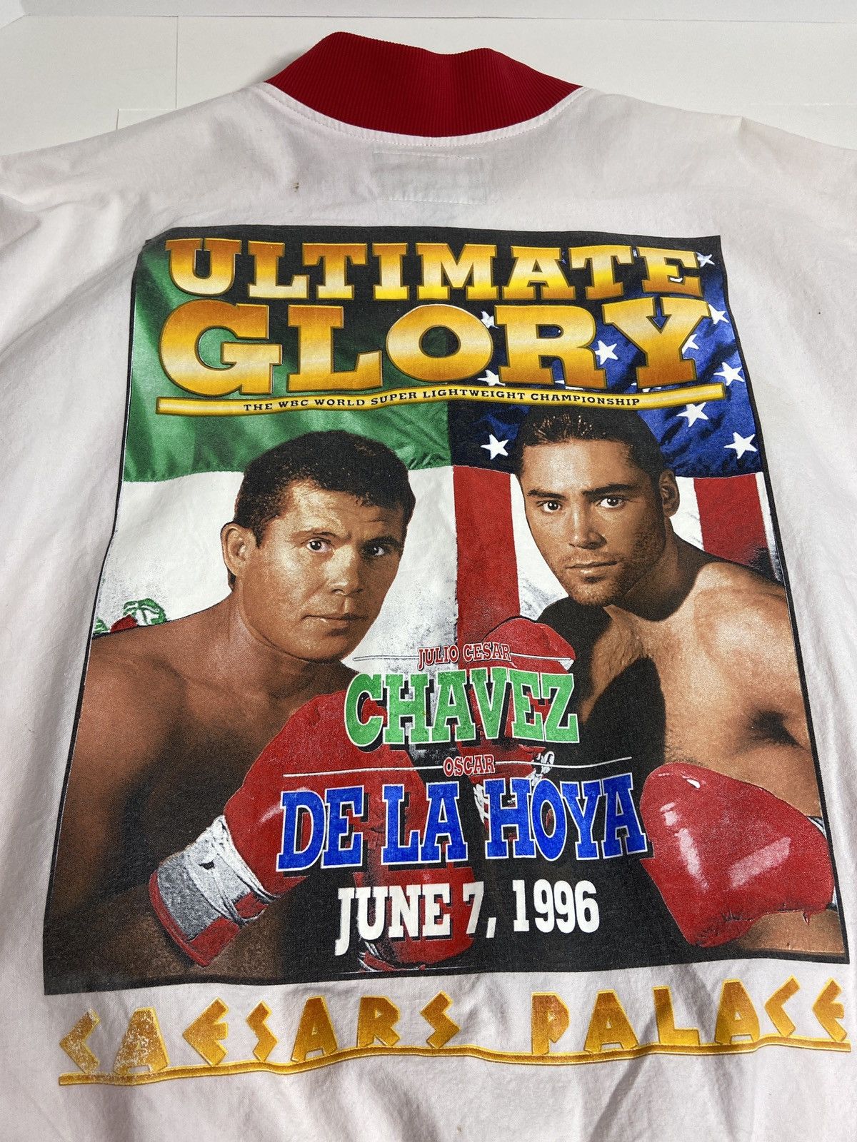Vintage 1996 Ultimate Glory Chavez vs. De La Hoya Size US XL / EU 56 / 4 - 3 Thumbnail
