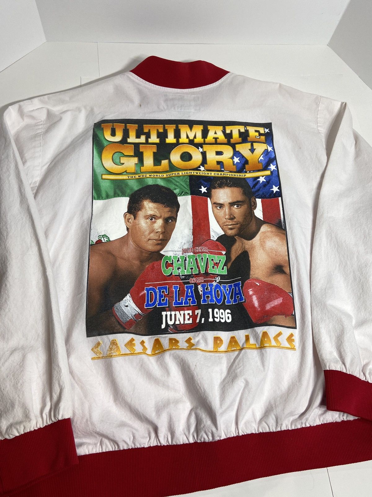 Vintage 1996 Ultimate Glory Chavez vs. De La Hoya Size US XL / EU 56 / 4 - 1 Thumbnail