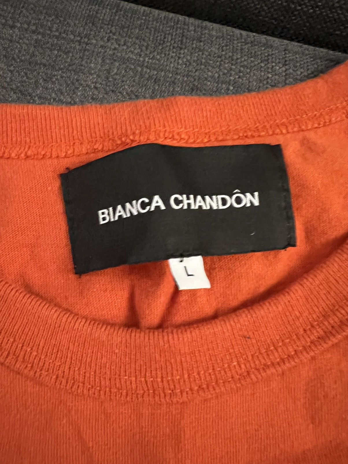 BIANCA CHANDON Bianca Chandon orange lovers t shirt size L Size US L / EU 52-54 / 3 - 2 Thumbnail