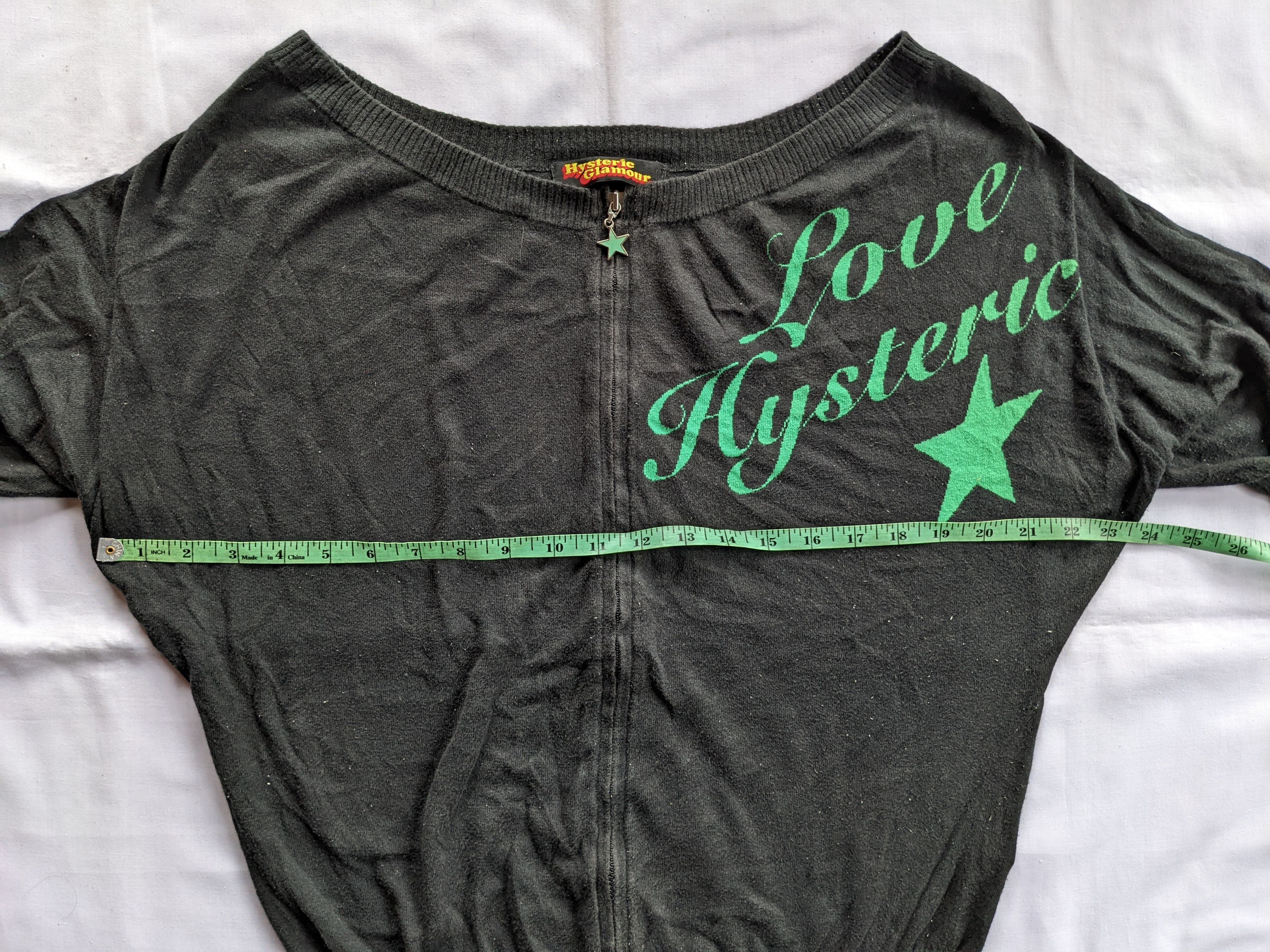 Vintage Hysteric Glamour zipper top tee for her