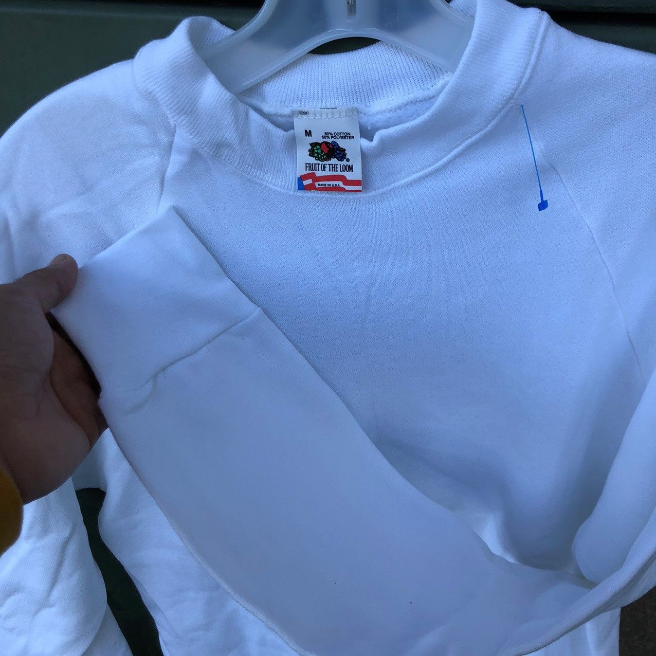 Fruit Of The Loom Deadstock Vintage FOTL Sweatshirt Blank Fruit of the Loom Size US M / EU 48-50 / 2 - 1 Thumbnail