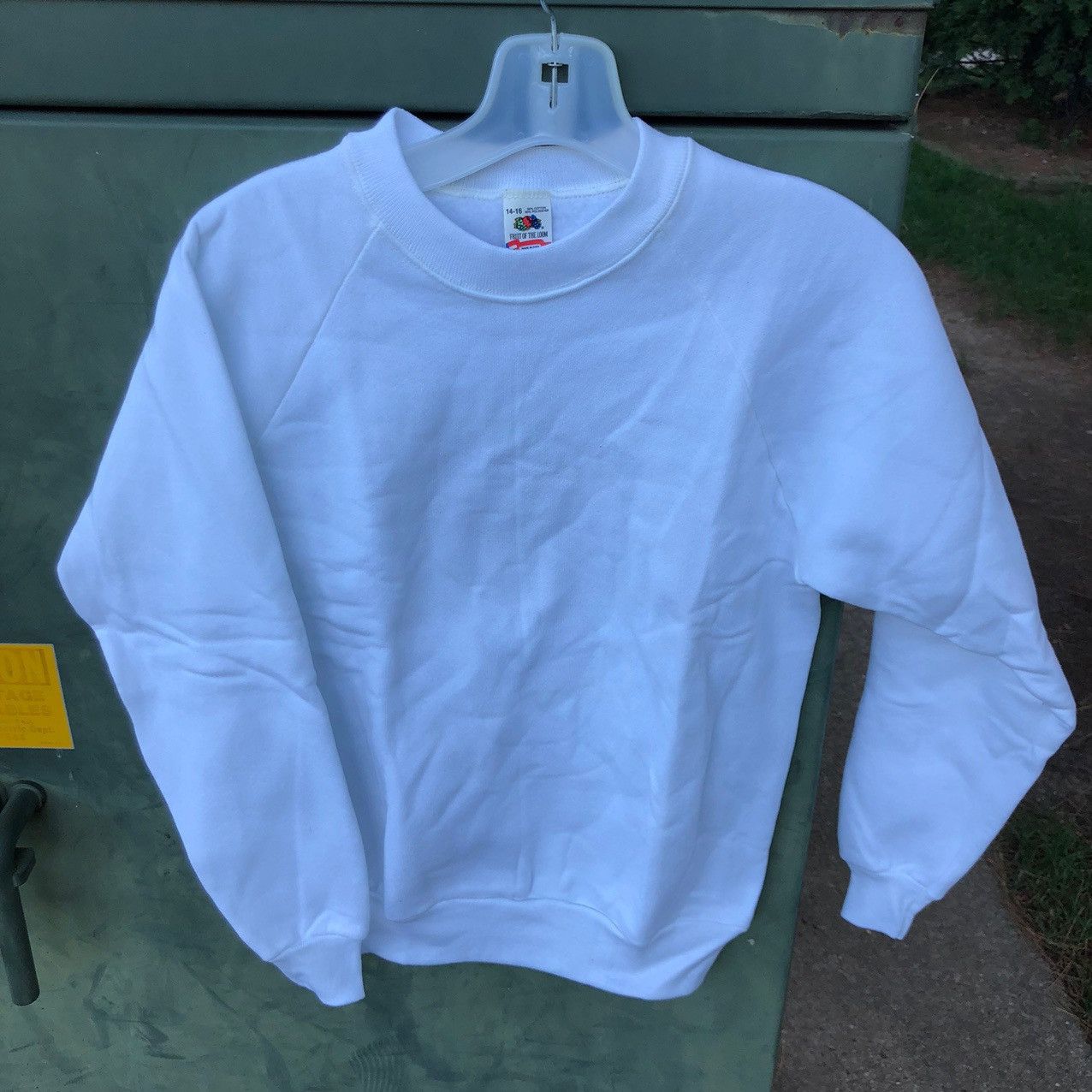 Fruit Of The Loom Deadstock Vintage FOTL Sweatshirt Blank Fruit of the Loom Size US M / EU 48-50 / 2 - 2 Thumbnail