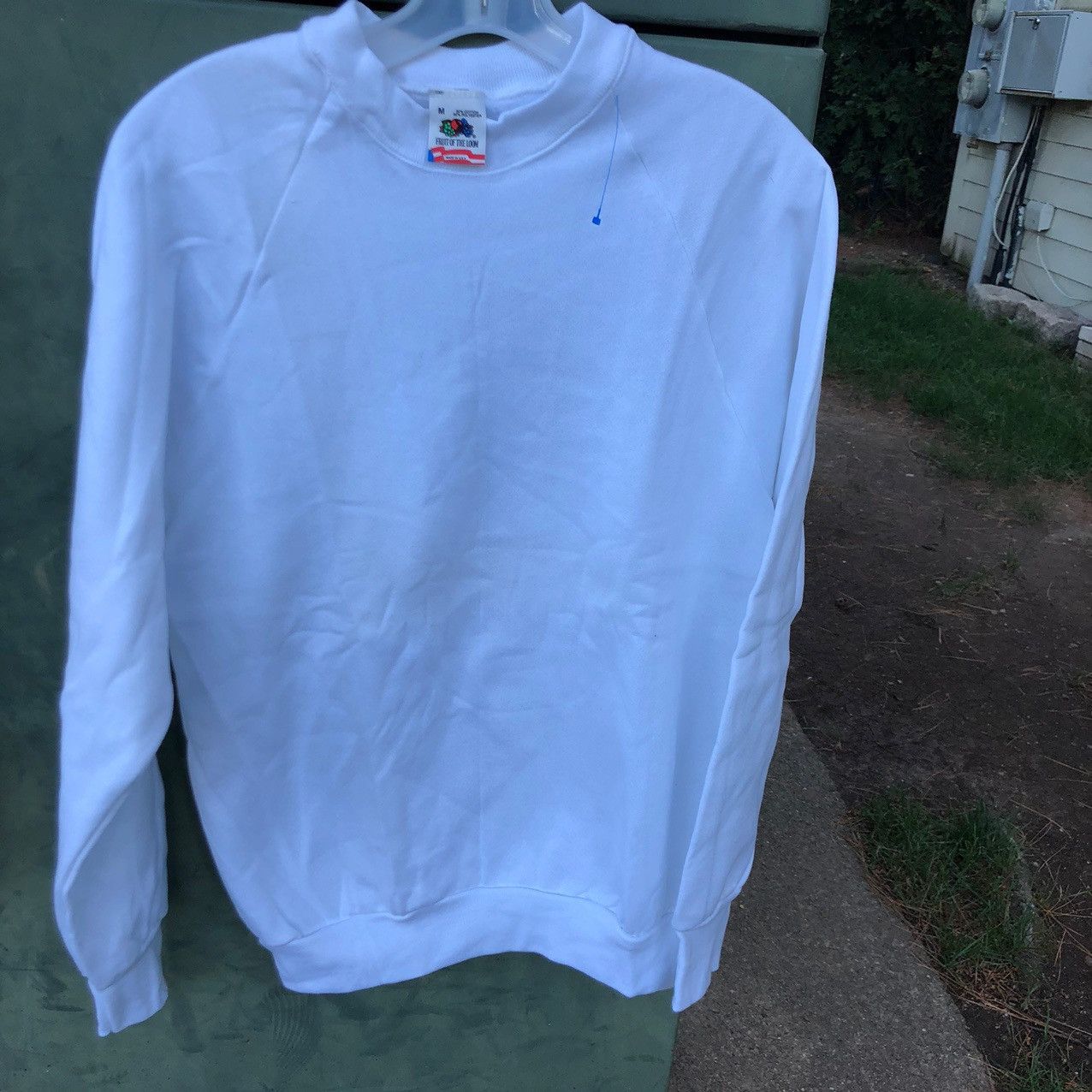 Fruit Of The Loom Deadstock Vintage FOTL Sweatshirt Blank Fruit of the Loom Size US M / EU 48-50 / 2 - 3 Thumbnail