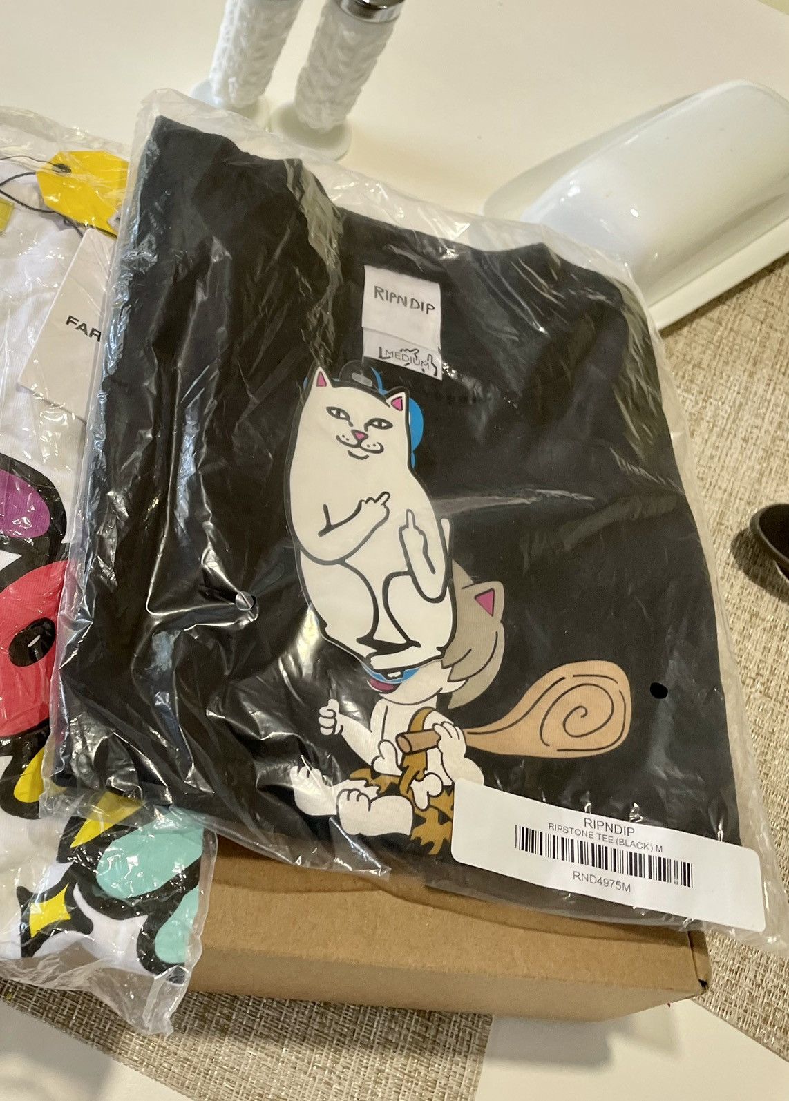 RIPNDIP Ripndip x Flintstones ‘Ripnstone’ Baby NermNerm Graphic Tee Size US M / EU 48-50 / 2 - 3 Thumbnail