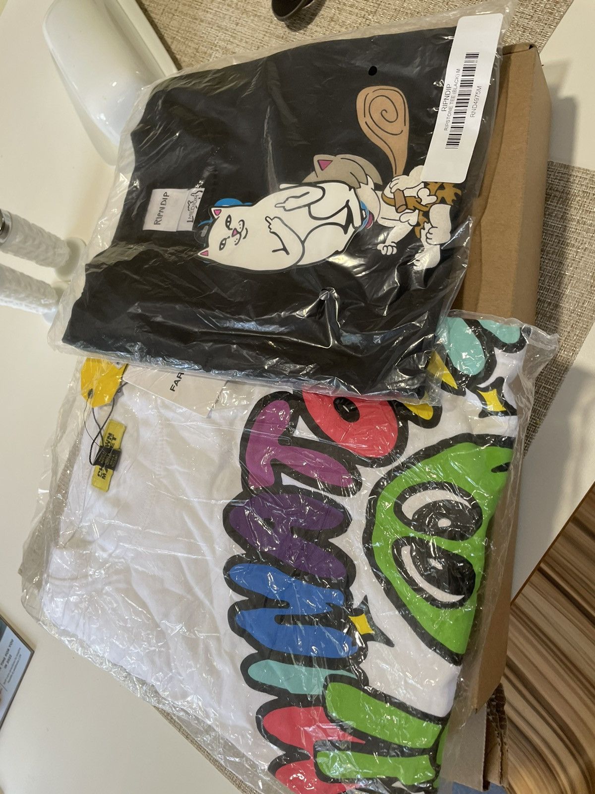 RIPNDIP Ripndip x Flintstones ‘Ripnstone’ Baby NermNerm Graphic Tee Size US M / EU 48-50 / 2 - 4 Thumbnail