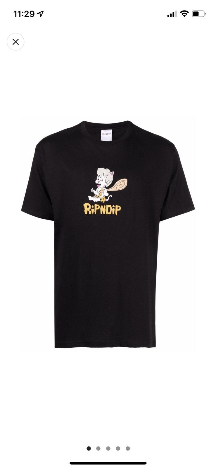 RIPNDIP Ripndip x Flintstones ‘Ripnstone’ Baby NermNerm Graphic Tee Size US M / EU 48-50 / 2 - 1 Thumbnail