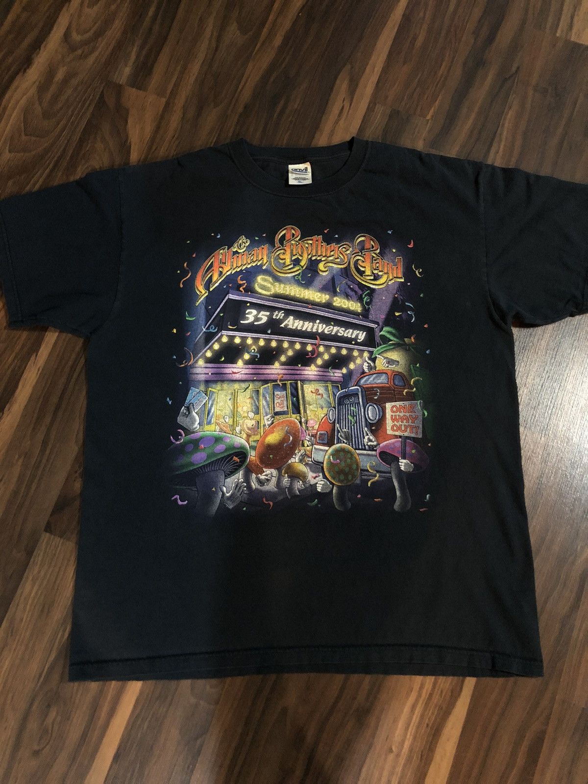 Vtg Y2K ALLMAN BROTHERS BAND 35th Anniversary Tour Tee