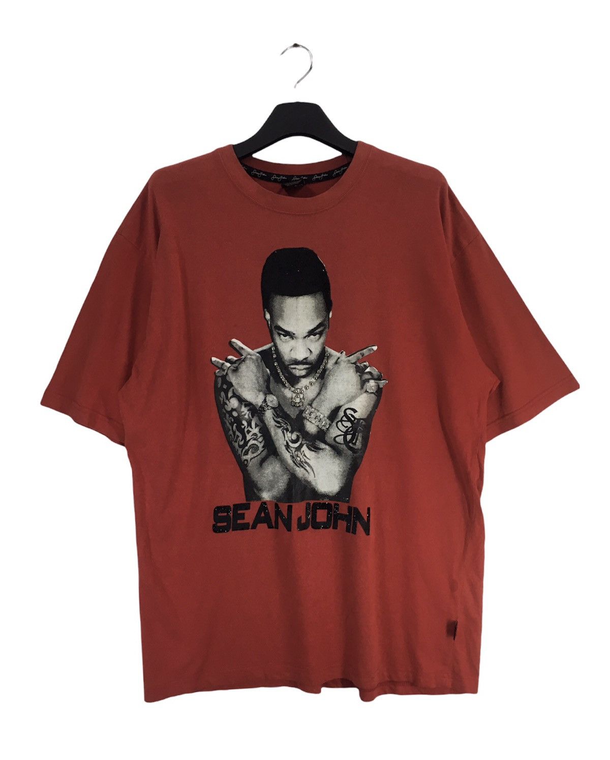 Sean John Graphic Tee - Protest Design With Embroidered Patches - Unisex Short Sleeve - View #7