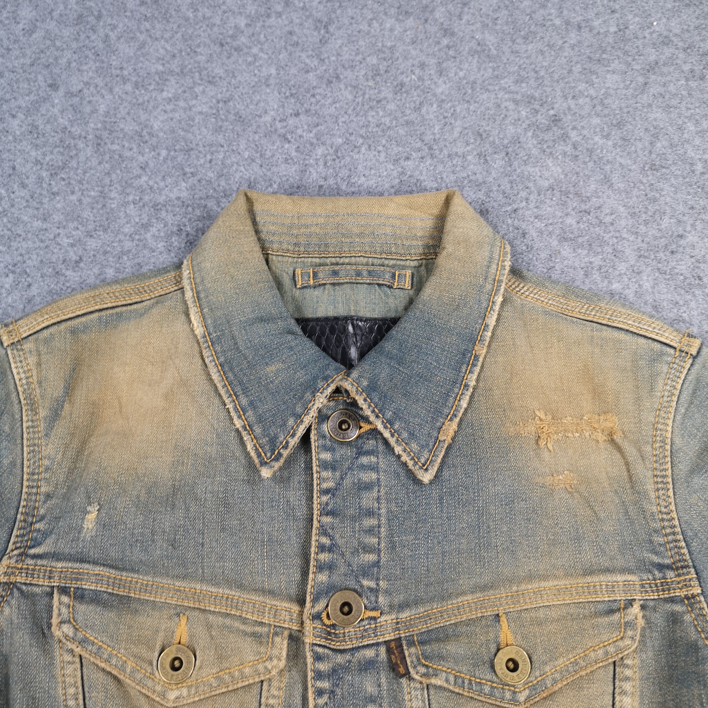 GOA Genuine Vintage GOA Rusty Wash Denim Trucker Jacket Size US M / EU 48-50 / 2 - 4 Thumbnail