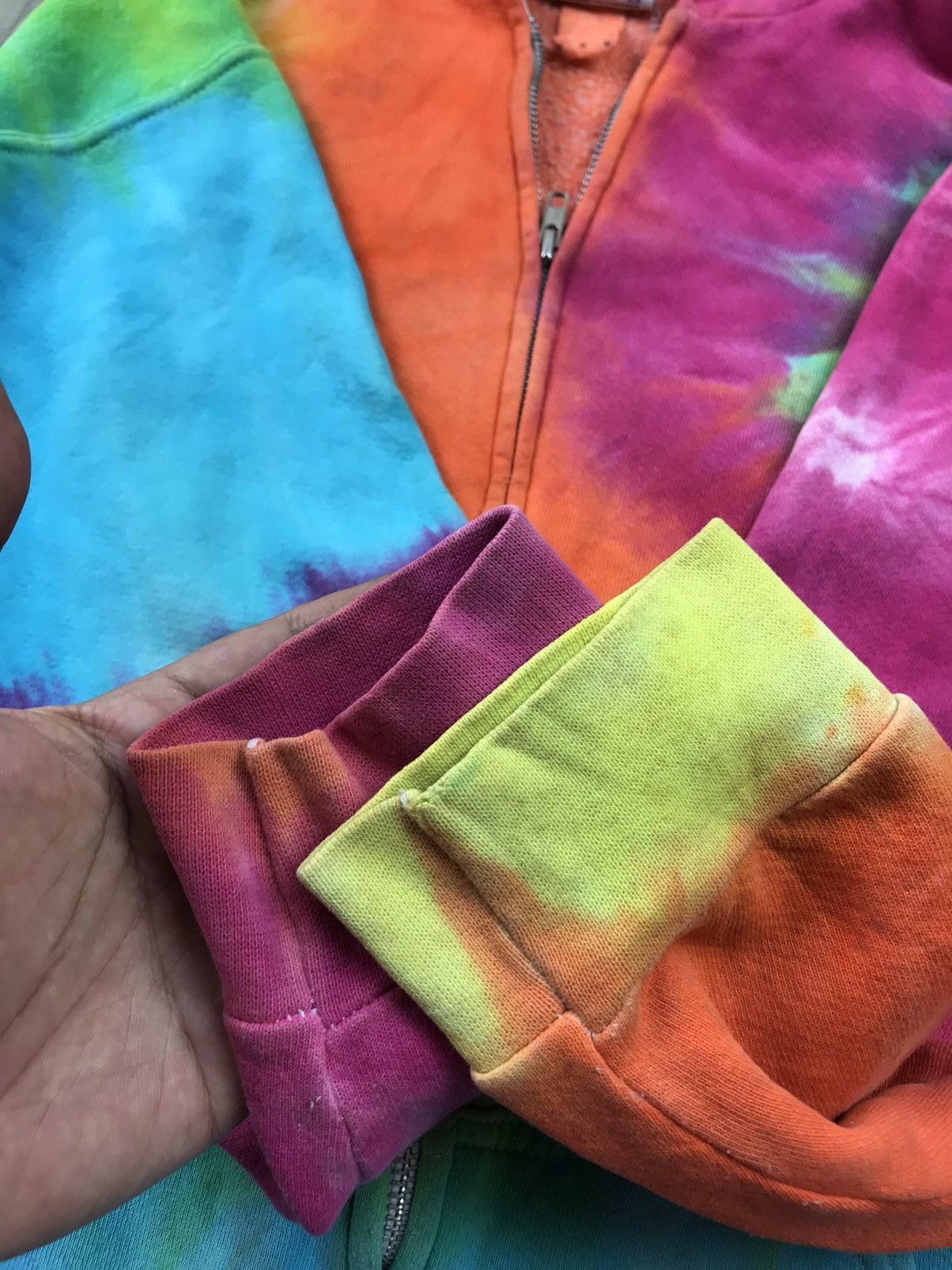 Alstyle × American Apparel × Vintage VINTAGE AAA ALSTYLE APPAREL ACTIVEWEAR TIE DYE ZIPPER HOODIE Size US M / EU 48-50 / 2 - 9 Thumbnail