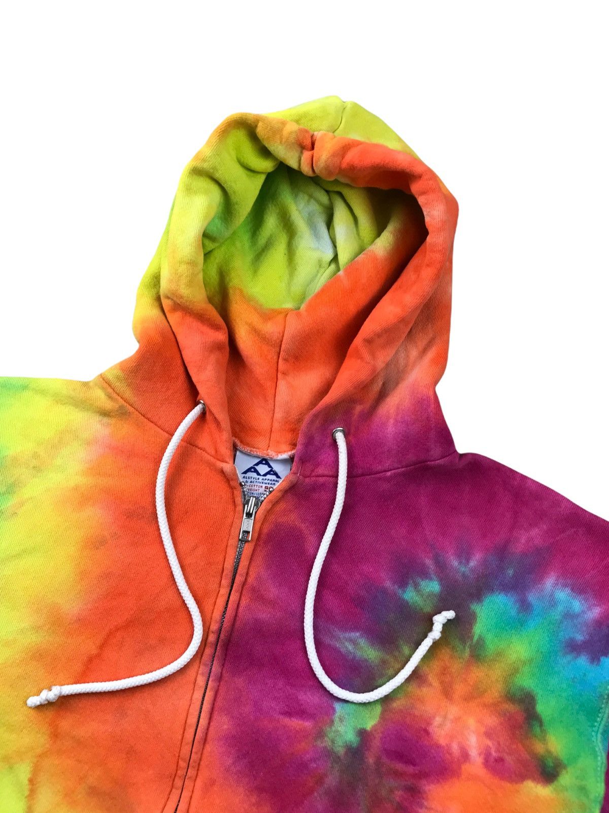 Alstyle × American Apparel × Vintage VINTAGE AAA ALSTYLE APPAREL ACTIVEWEAR TIE DYE ZIPPER HOODIE Size US M / EU 48-50 / 2 - 3 Thumbnail