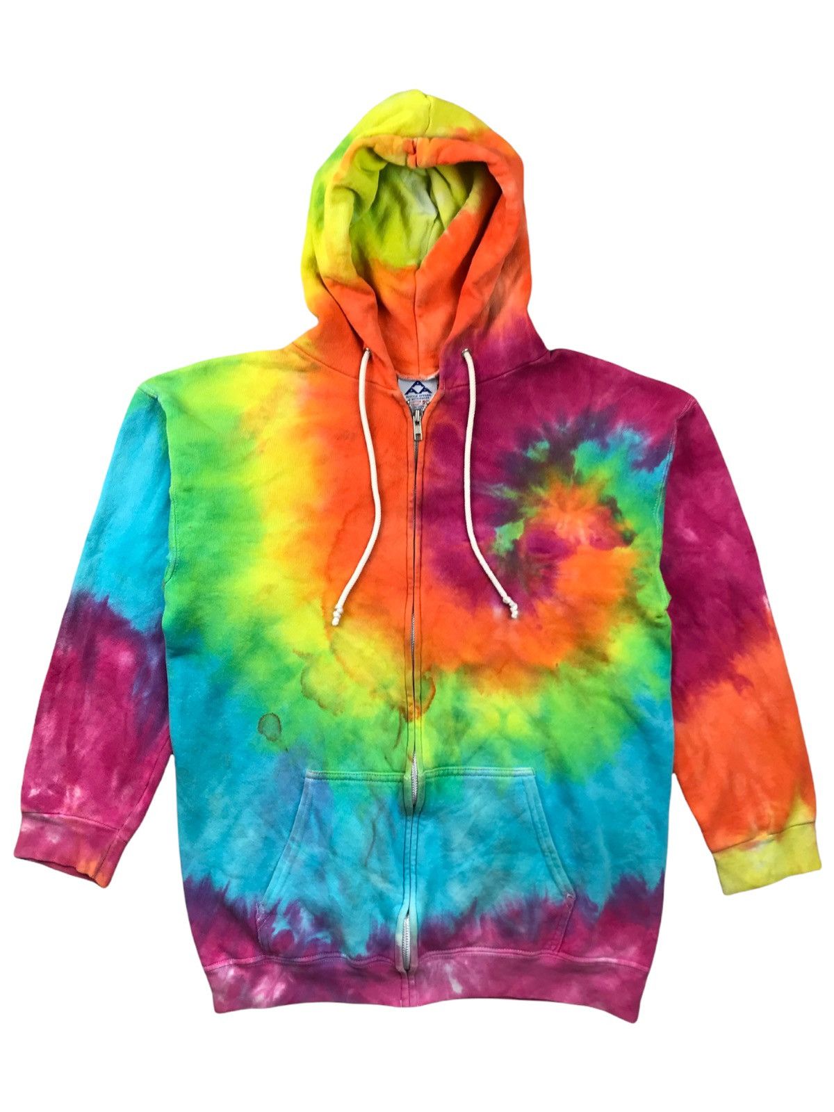 Alstyle × American Apparel × Vintage VINTAGE AAA ALSTYLE APPAREL ACTIVEWEAR TIE DYE ZIPPER HOODIE Size US M / EU 48-50 / 2 - 1 Thumbnail