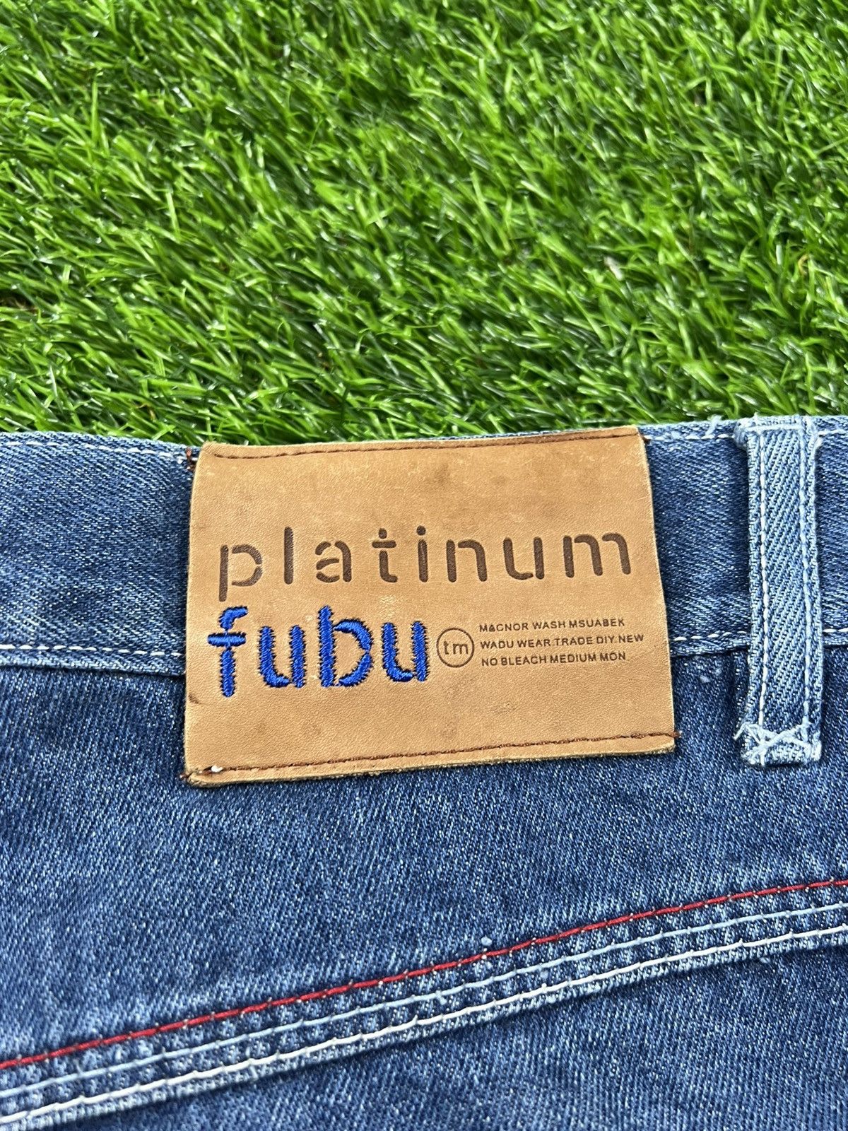 Other (J287) FUBu - vintage platinum streetwear jeans Size US 34 / EU 50 - 7 Thumbnail