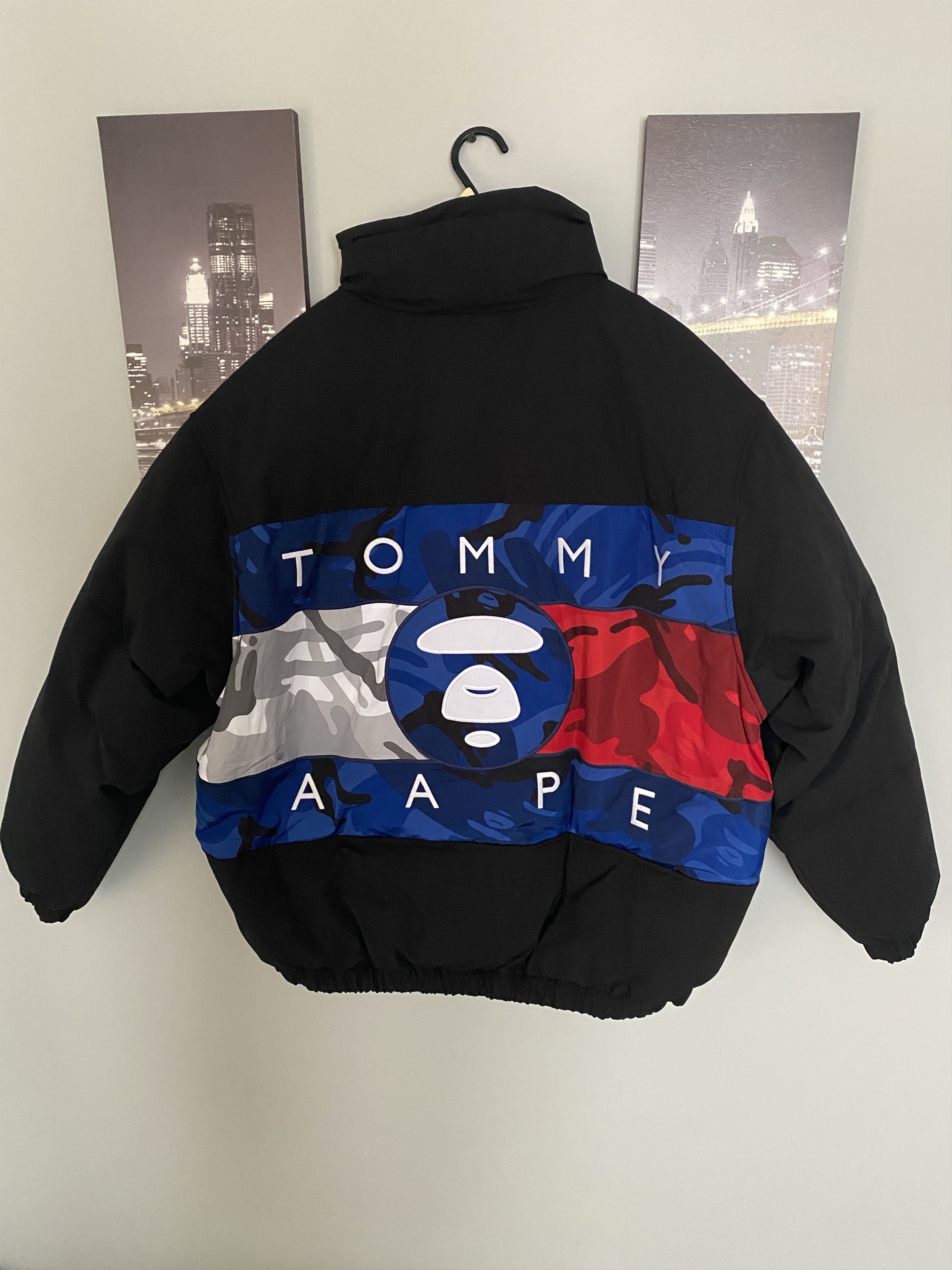 Aape × Tommy Hilfiger TOMMY X AAPE EXCLUSIVE PUFFER JACKET | Grailed