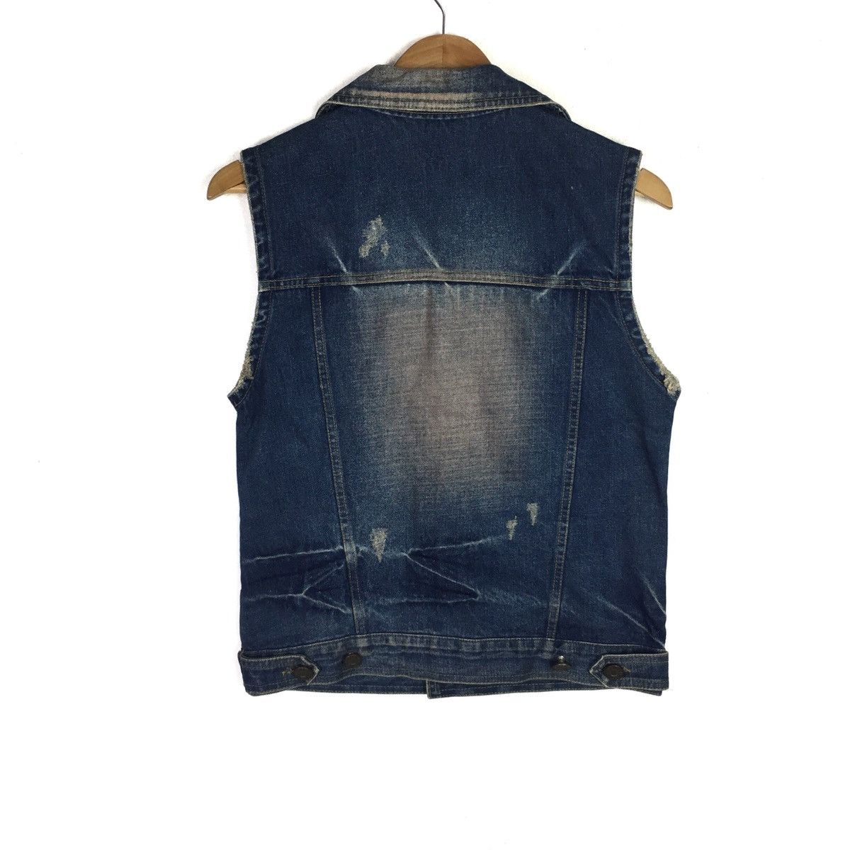 Vintage VINTAGE NUMBER (N)INE JEANS TANKTOP VEST DENIM JACKET Size US S / EU 44-46 / 1 - 5 Thumbnail