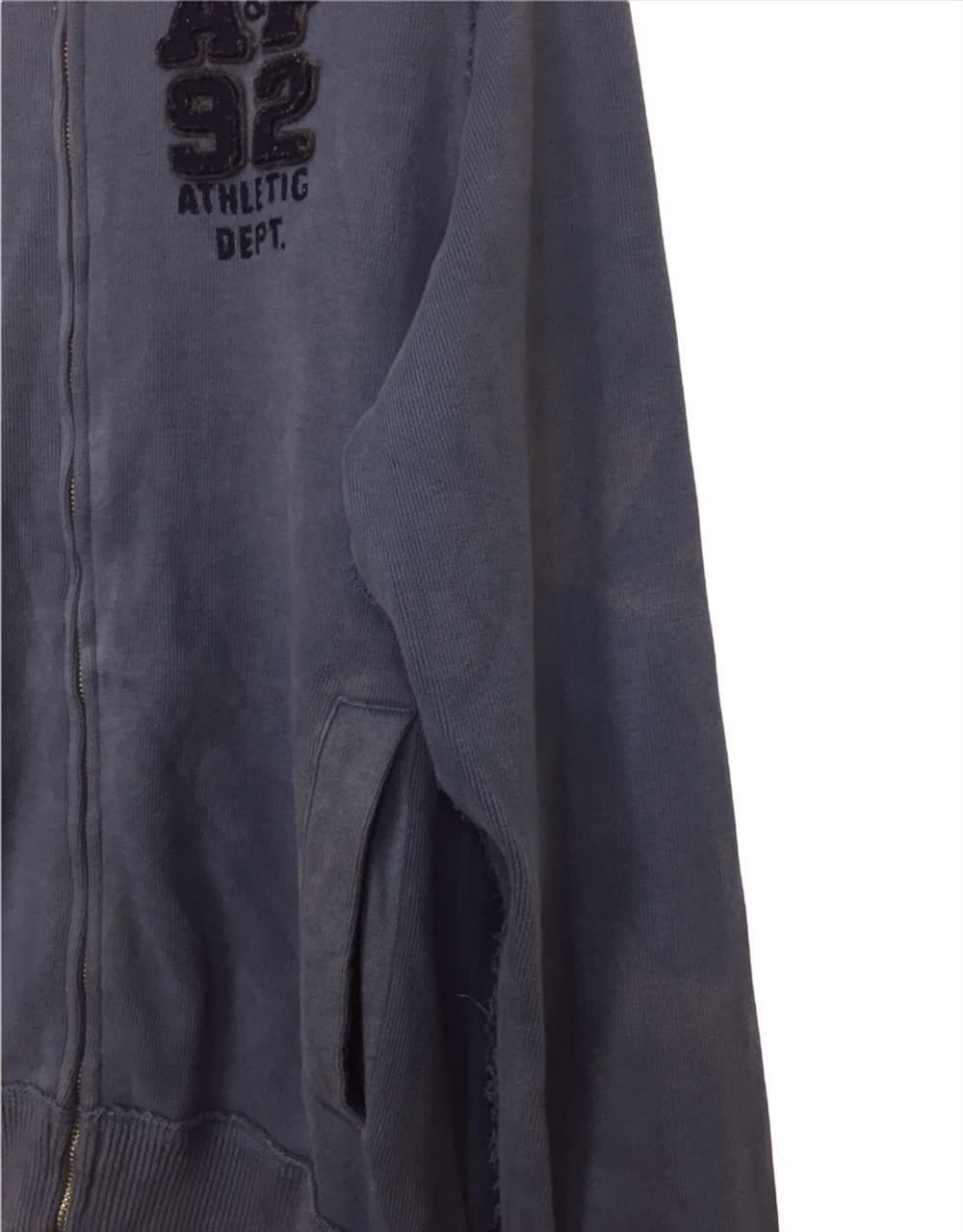 Abercrombie & Fitch Vintage Abercrombie & Fitch Sweater Zipped Up with Hood Size US S / EU 44-46 / 1 - 5 Thumbnail