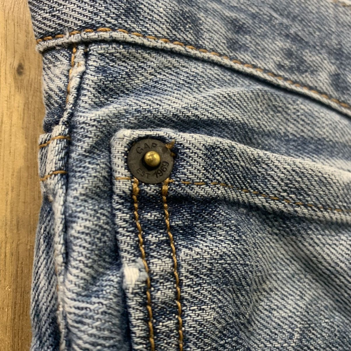 Gap × Japanese Brand GAP Vtg 1969 Stonewash Straight Cut Distressed Denim Jeans Size US 33 - 8 Thumbnail