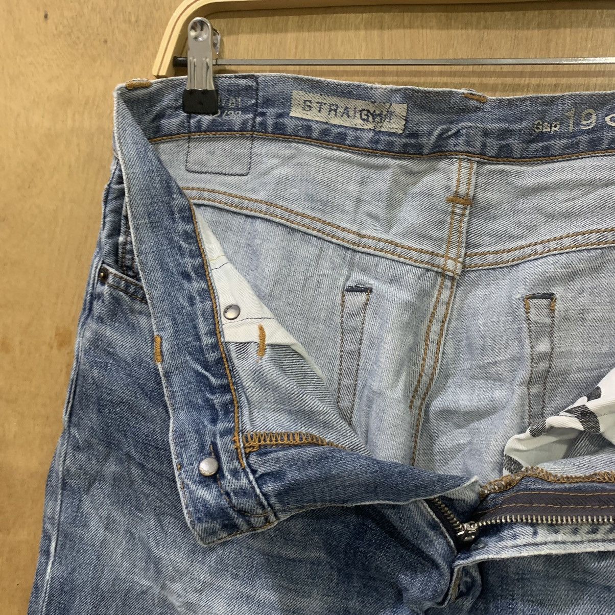 Gap × Japanese Brand GAP Vtg 1969 Stonewash Straight Cut Distressed Denim Jeans Size US 33 - 16 Thumbnail