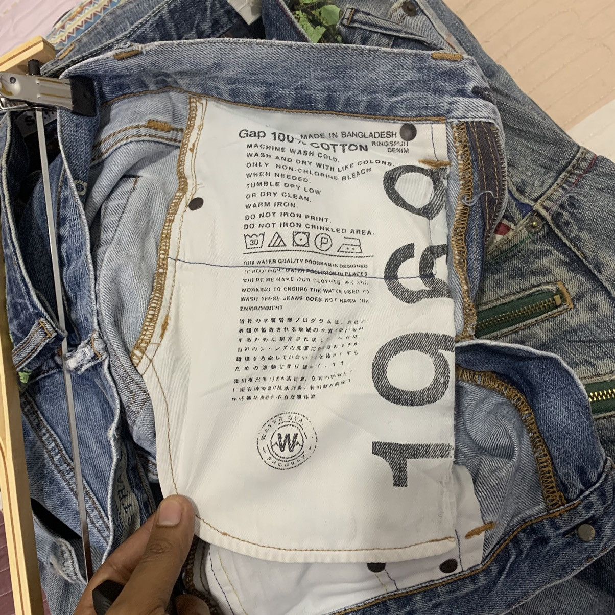 Gap × Japanese Brand GAP Vtg 1969 Stonewash Straight Cut Distressed Denim Jeans Size US 33 - 20 Thumbnail