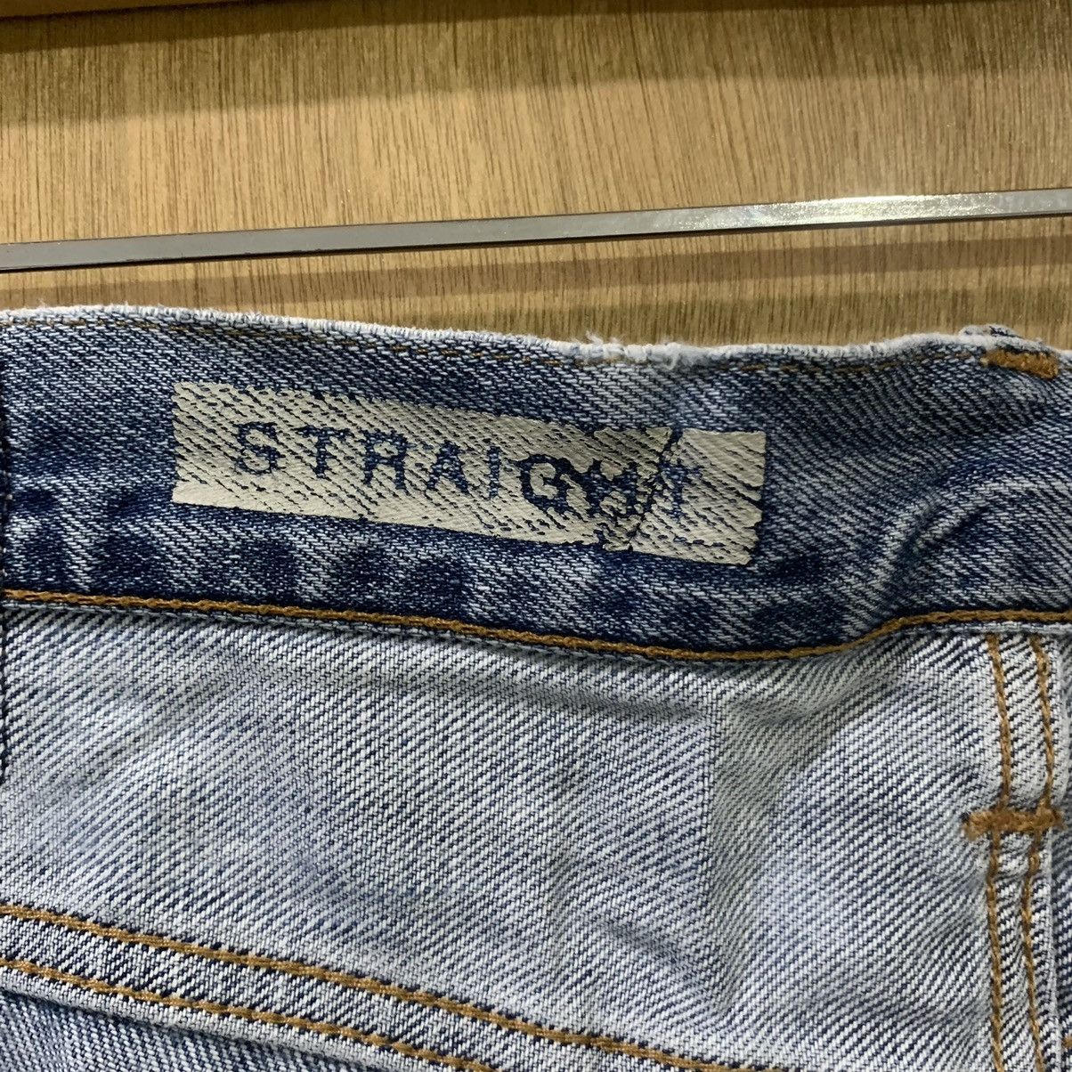 Gap × Japanese Brand GAP Vtg 1969 Stonewash Straight Cut Distressed Denim Jeans Size US 33 - 18 Thumbnail