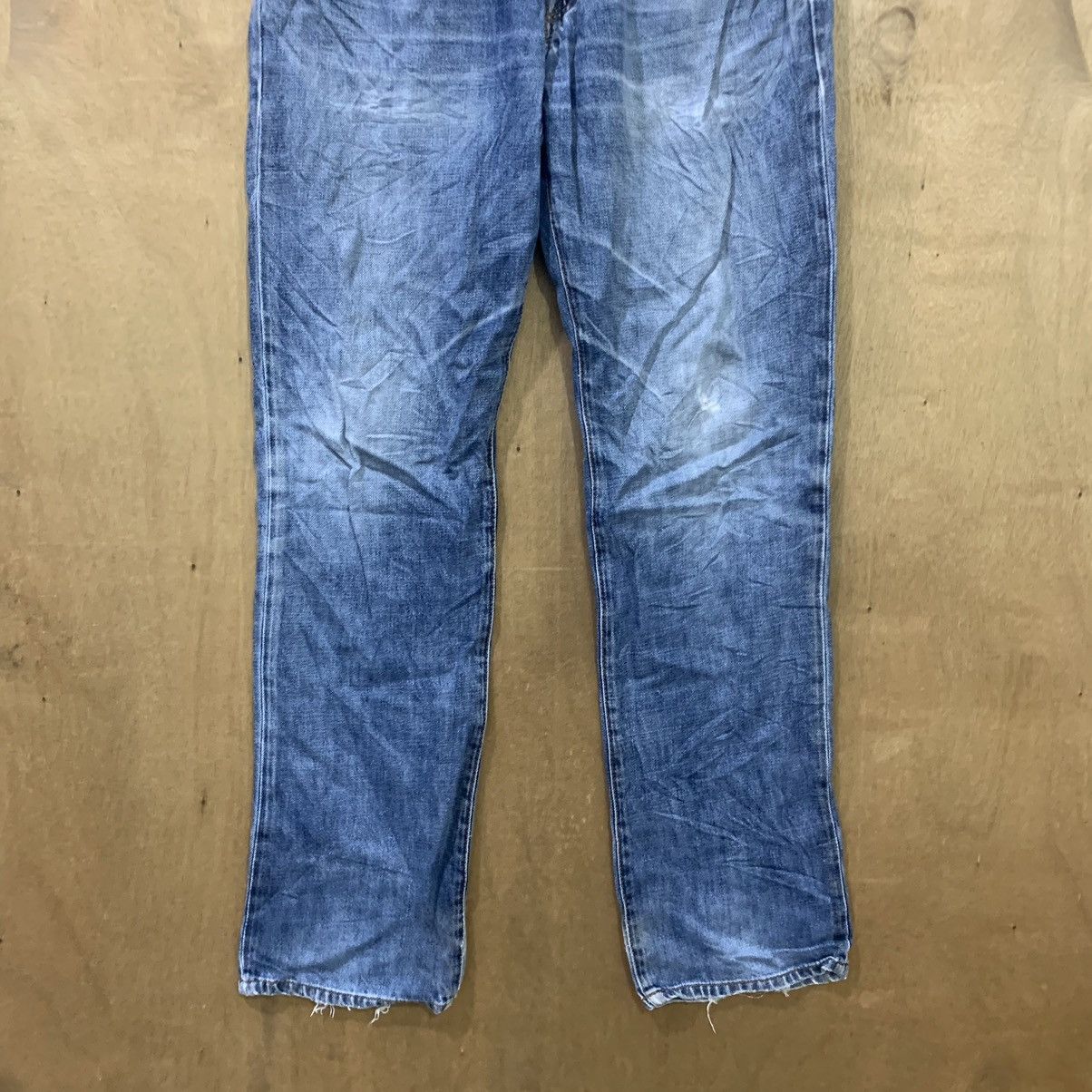 Gap × Japanese Brand GAP Vtg 1969 Stonewash Straight Cut Distressed Denim Jeans Size US 33 - 5 Thumbnail