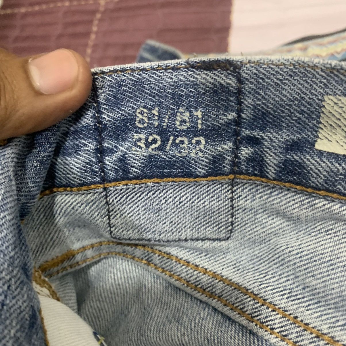 Gap × Japanese Brand GAP Vtg 1969 Stonewash Straight Cut Distressed Denim Jeans Size US 33 - 21 Thumbnail